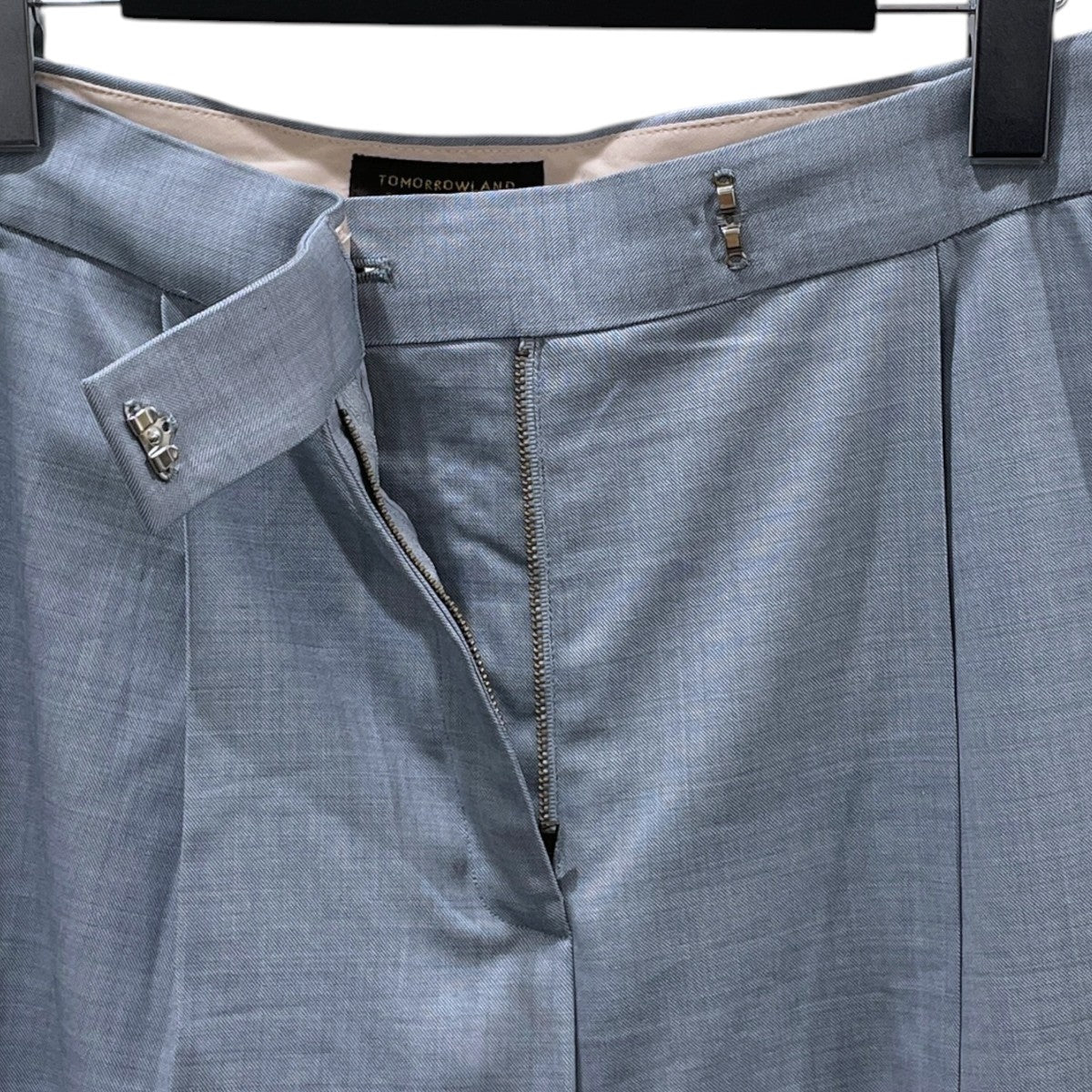 24SS シャイニーシャーク センタープレスワイドパンツ 13-04-42-04354