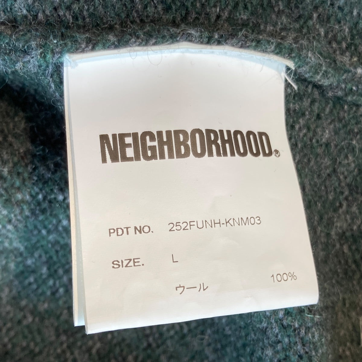 PLAIN CREWNECK SWEATERニット252FUNH-KNM03