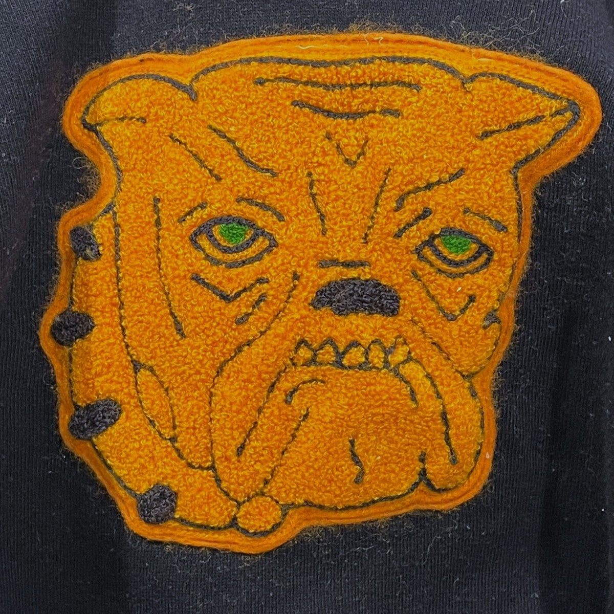 THE REAL McCOY’S 25AW プルオーバーパーカー LOOPWHEEL HOODED SWEATSHIRT ／ BULLDOGS ループウィールフーデッドスウェットシャツ ブルドッグス MC25122 古着・中古-5枚目のアイテム画像