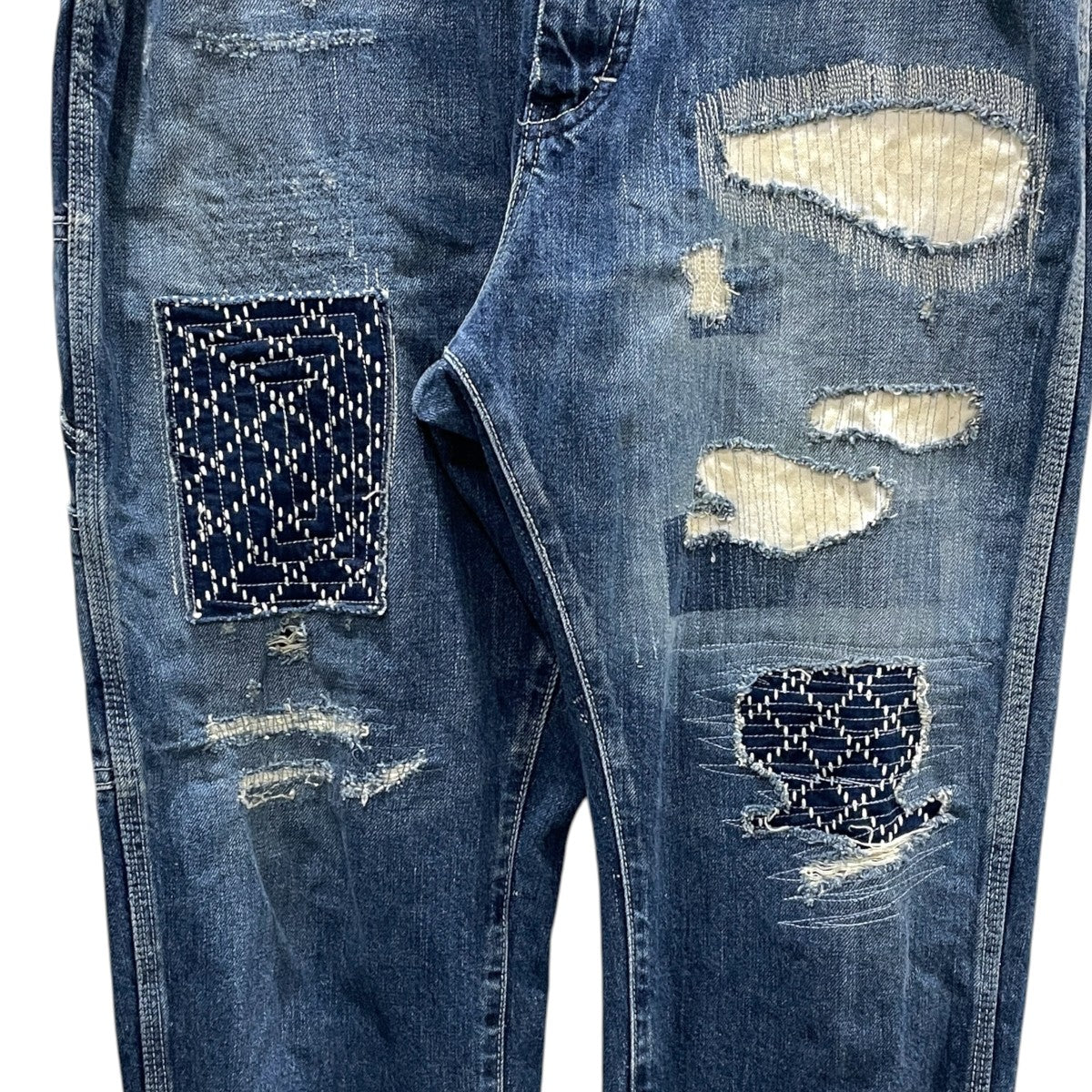 16AW 刺し子デニムパンツ SASHIKO DENIM PANTS 5514-211-0098