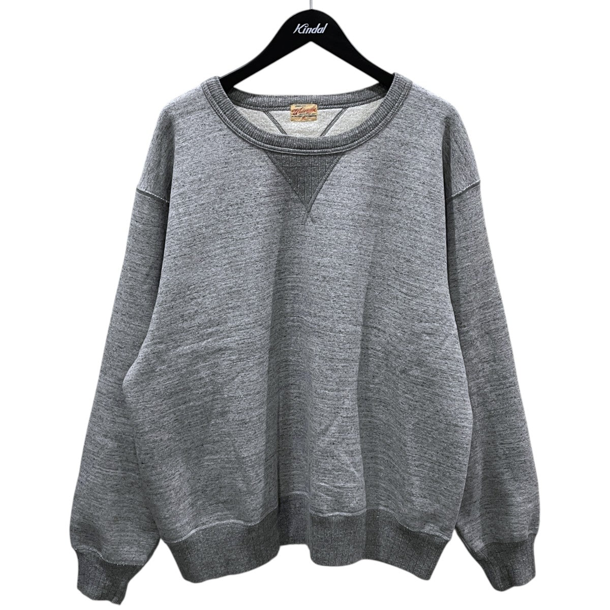 WHITESVILLE 両Vガゼットスウェットトレーナー HEAVY SWEAT SHIRT ヘビースウェットシャツ 古着・中古-1枚目のアイテム画像