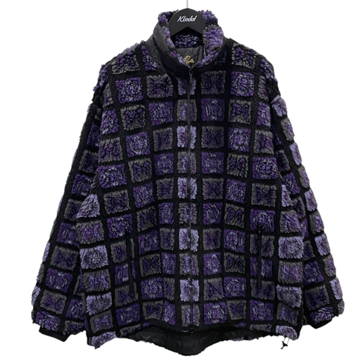 25AW ジップアップファージャケット Fur Jacket - Papillon Plaid Pile ファージャケット - パピヨンプライドパイル RW174