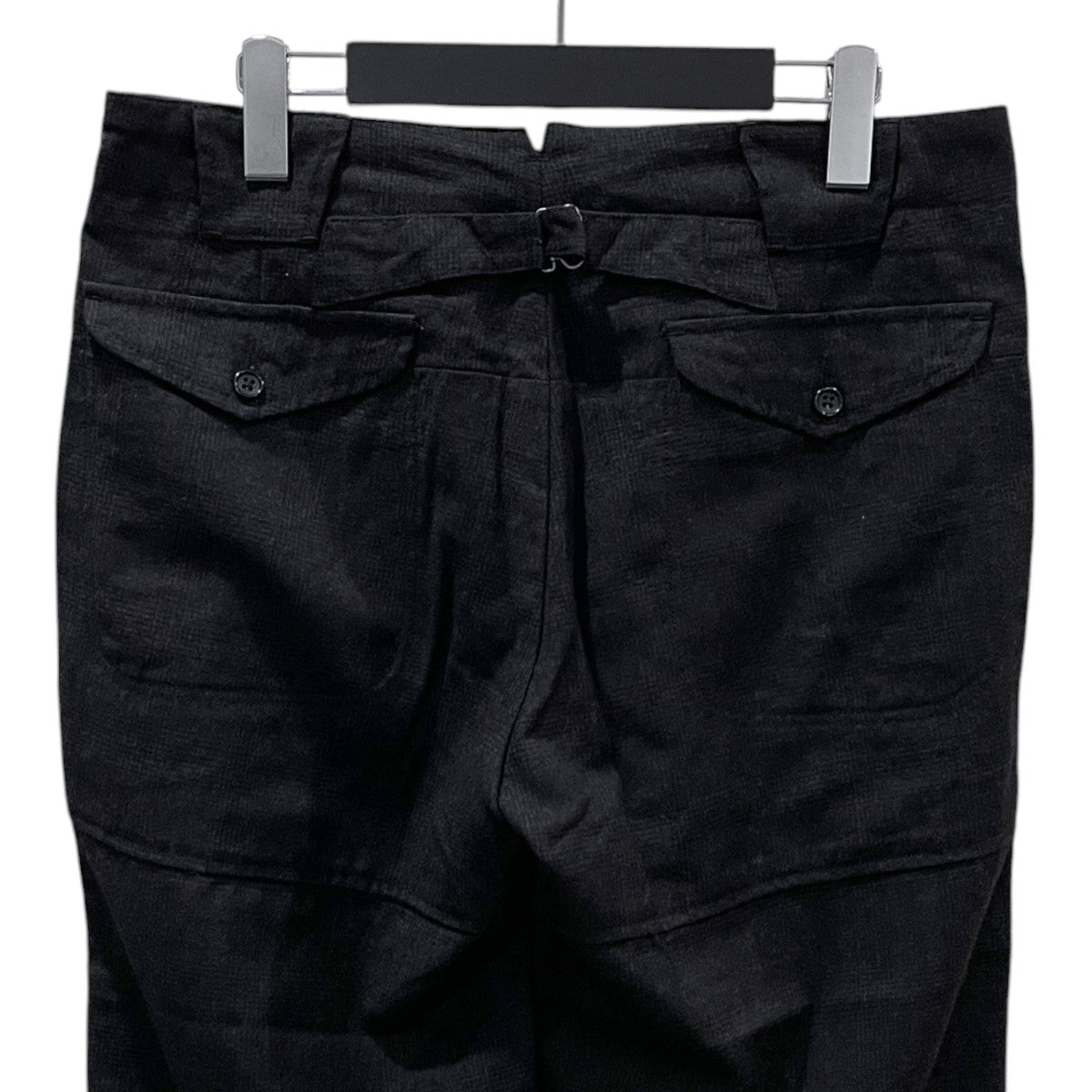 チェック柄クロップドパンツ