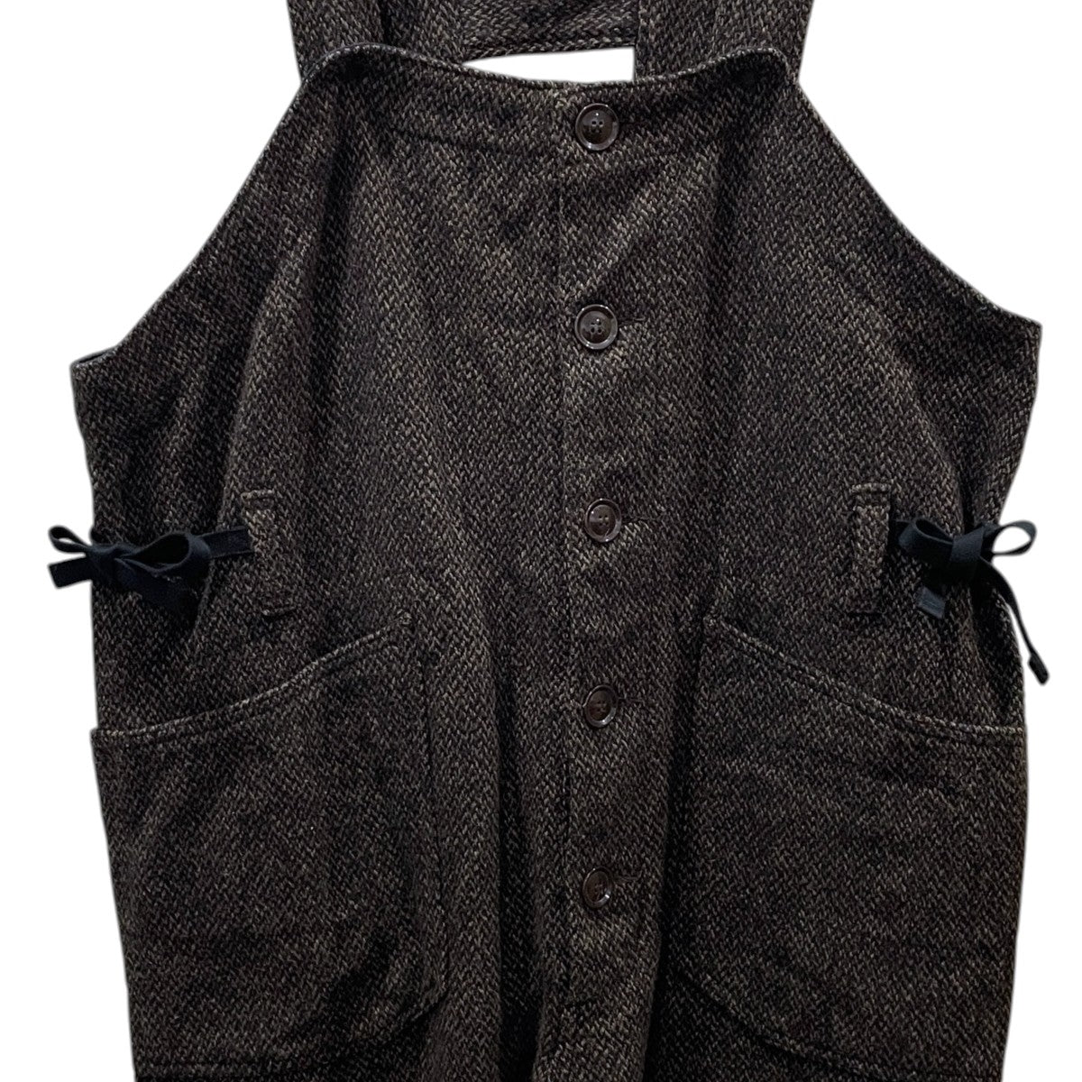 オーバーオール - ポリウールヘリンボーン Overalls - Poly Wool Herringbone