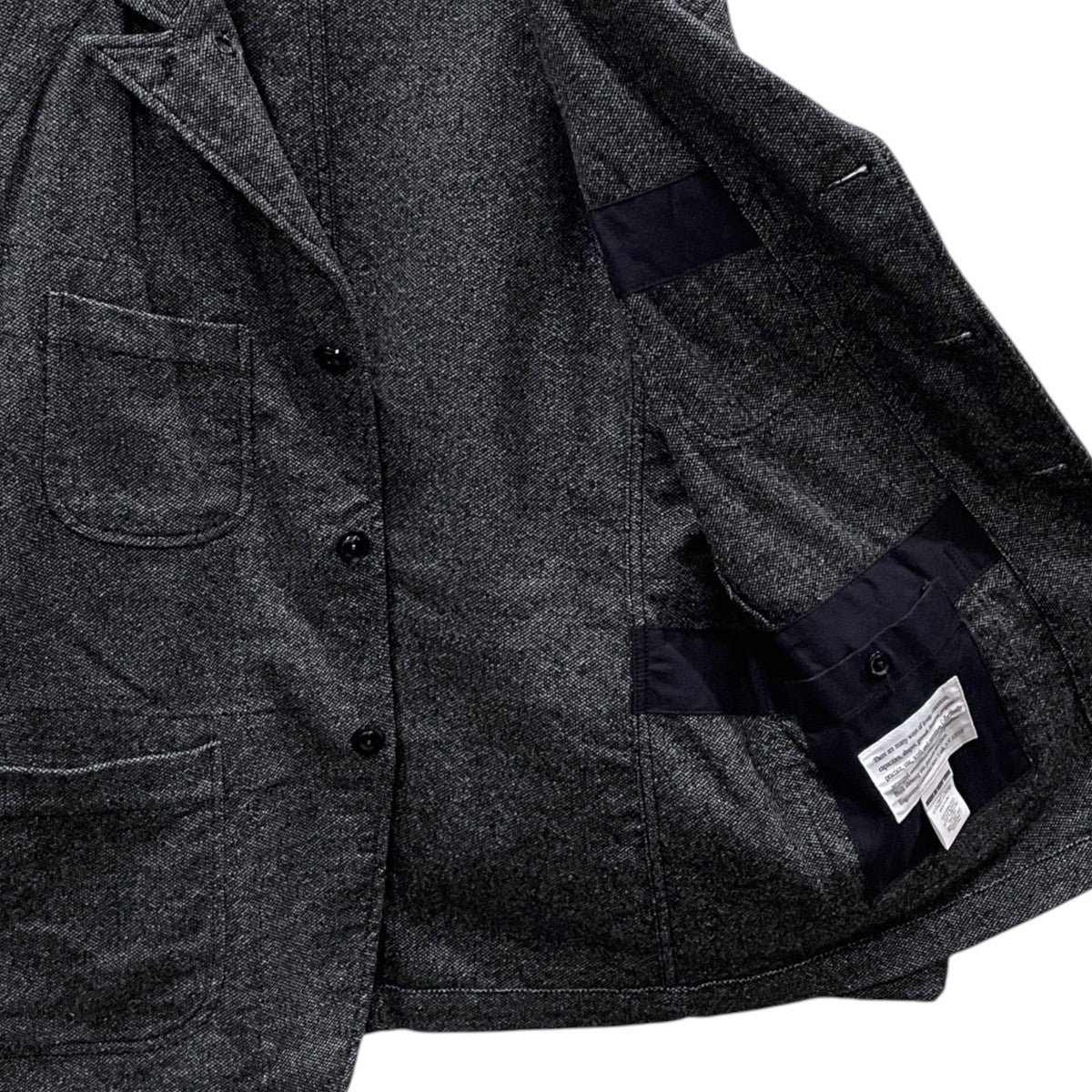 Engineered Garments 3Bジャケット BEDFORD JACKET - WOOL HOMESPUN ベッドフォードジャケット - ウール ホームスパン 古着・中古-4枚目のアイテム画像