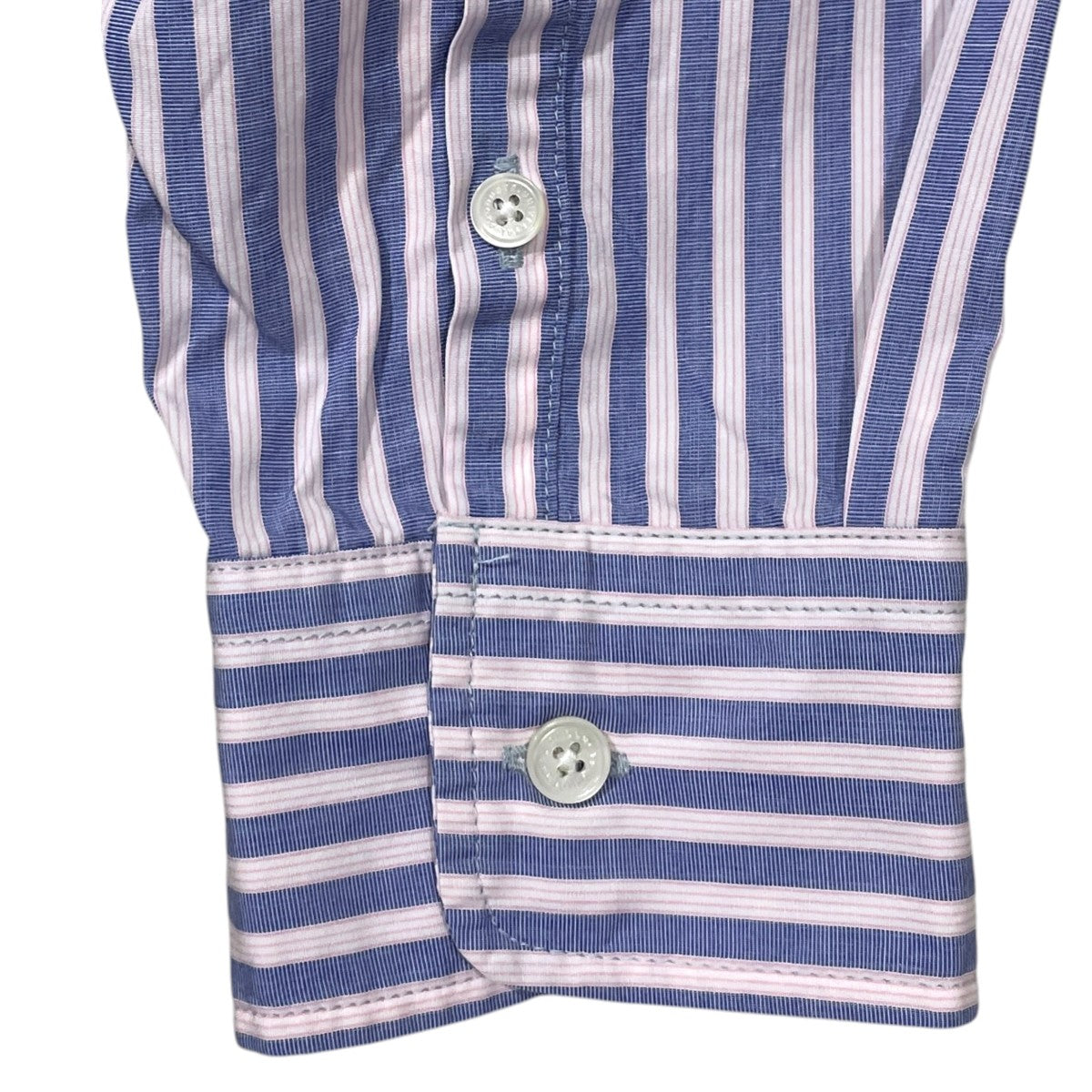 22SS トーマスメイソン ストライプ ボタンダウンシャツ T．M． STRIPE BUTTON DOWN SHIRT 221-60306