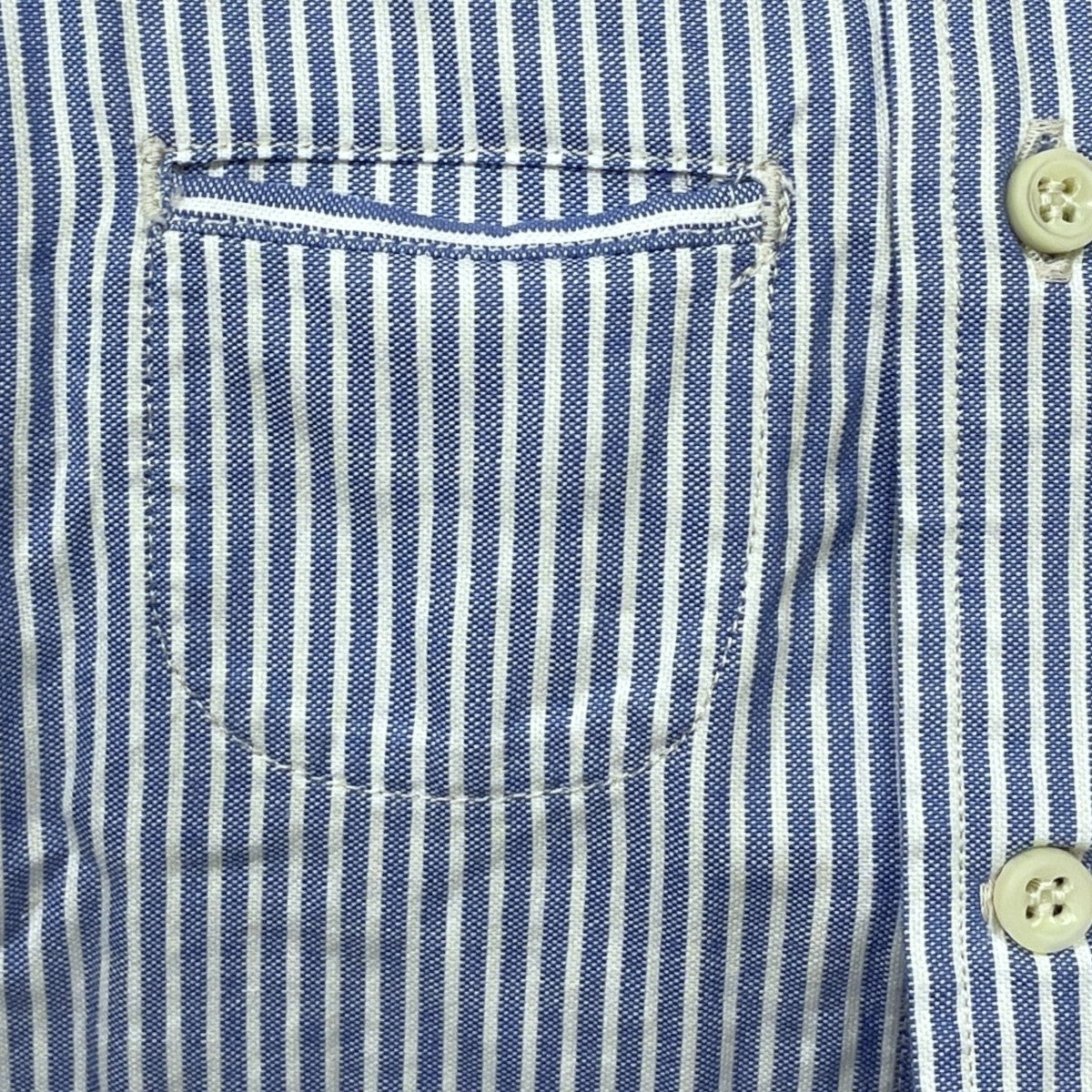 23SS ストライプ柄ボタンダウンシャツ Supima Oxford 908 Ocean Shirt スーピマオックス908オーシャンシャツ 51230334