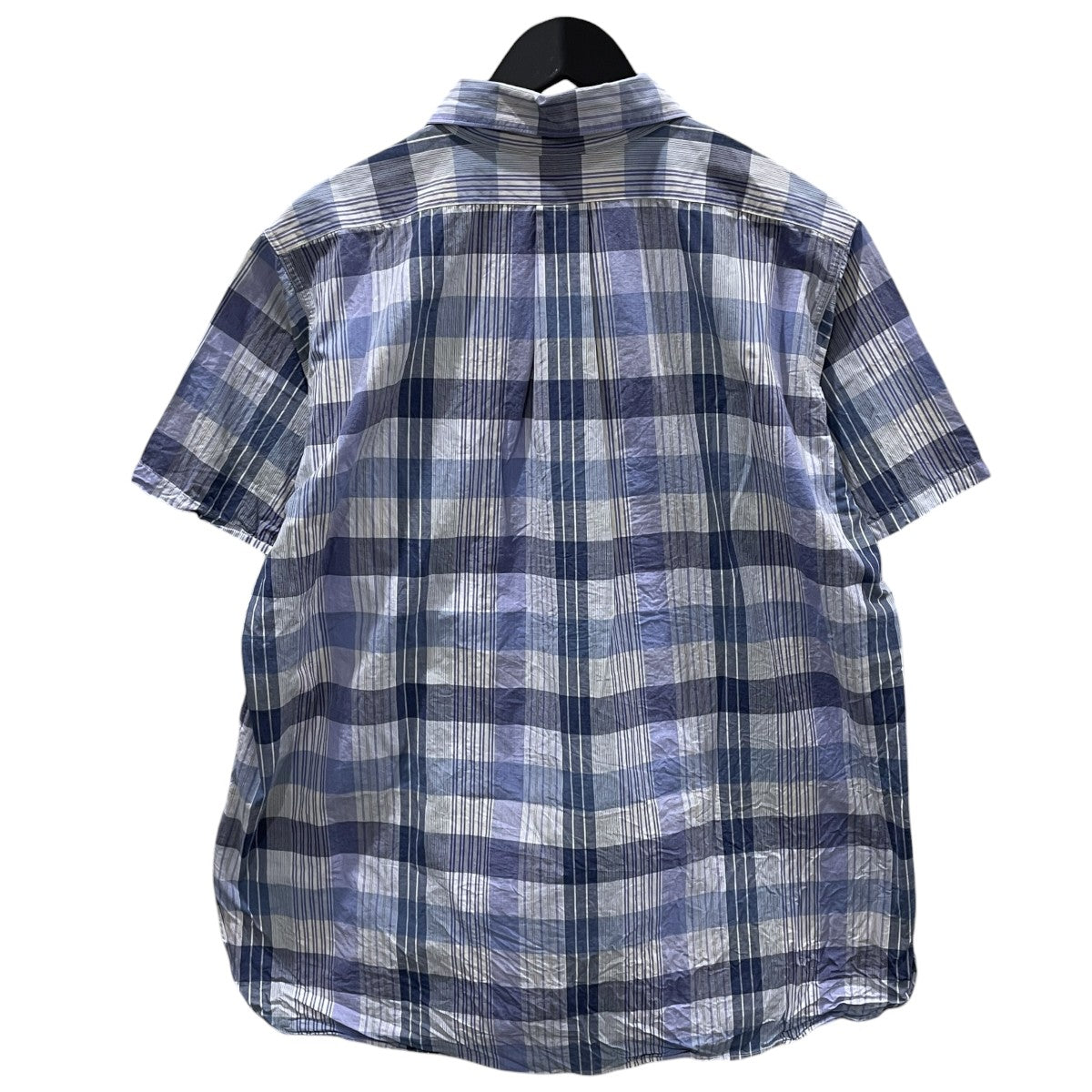 18SS チェック柄半袖シャツ WORK SHIRT ワークシャツ KS8SSH04