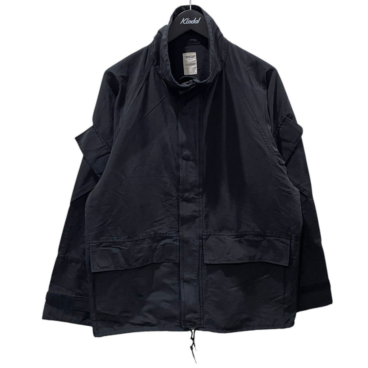 Cotton Nylon Twill Zip Up Jacket コットンナイロンツイル ジップアップジャケット 3820400064