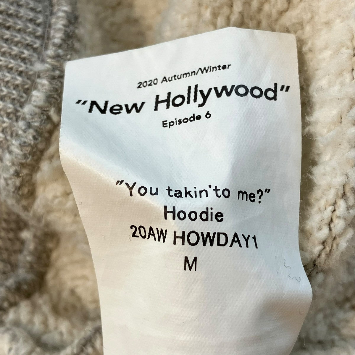 20AWHOWDAY 別注 You takin’to me? Hoodieパーカー20AW HOWDAY1