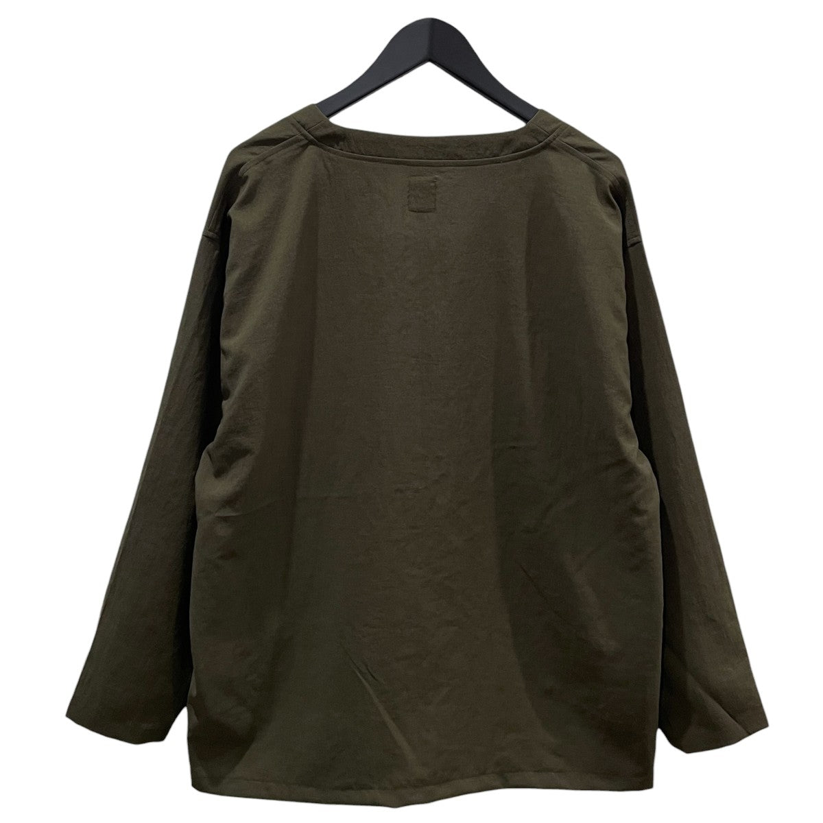 26SS ブイネック カーディガン ポリ オックスフォード V-Neck Cardigan - Poly Oxford SX662