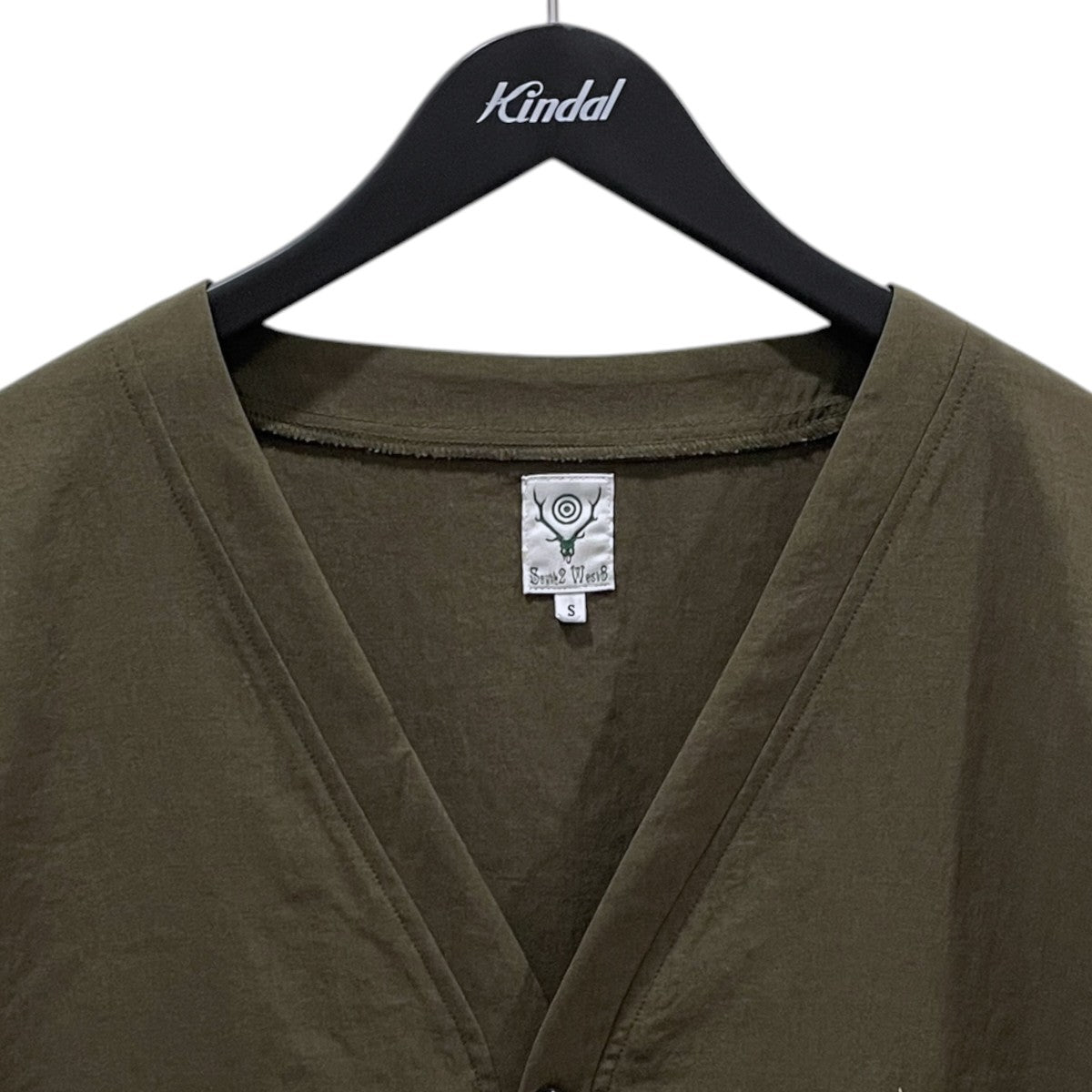 26SS ブイネック カーディガン ポリ オックスフォード V-Neck Cardigan - Poly Oxford SX662