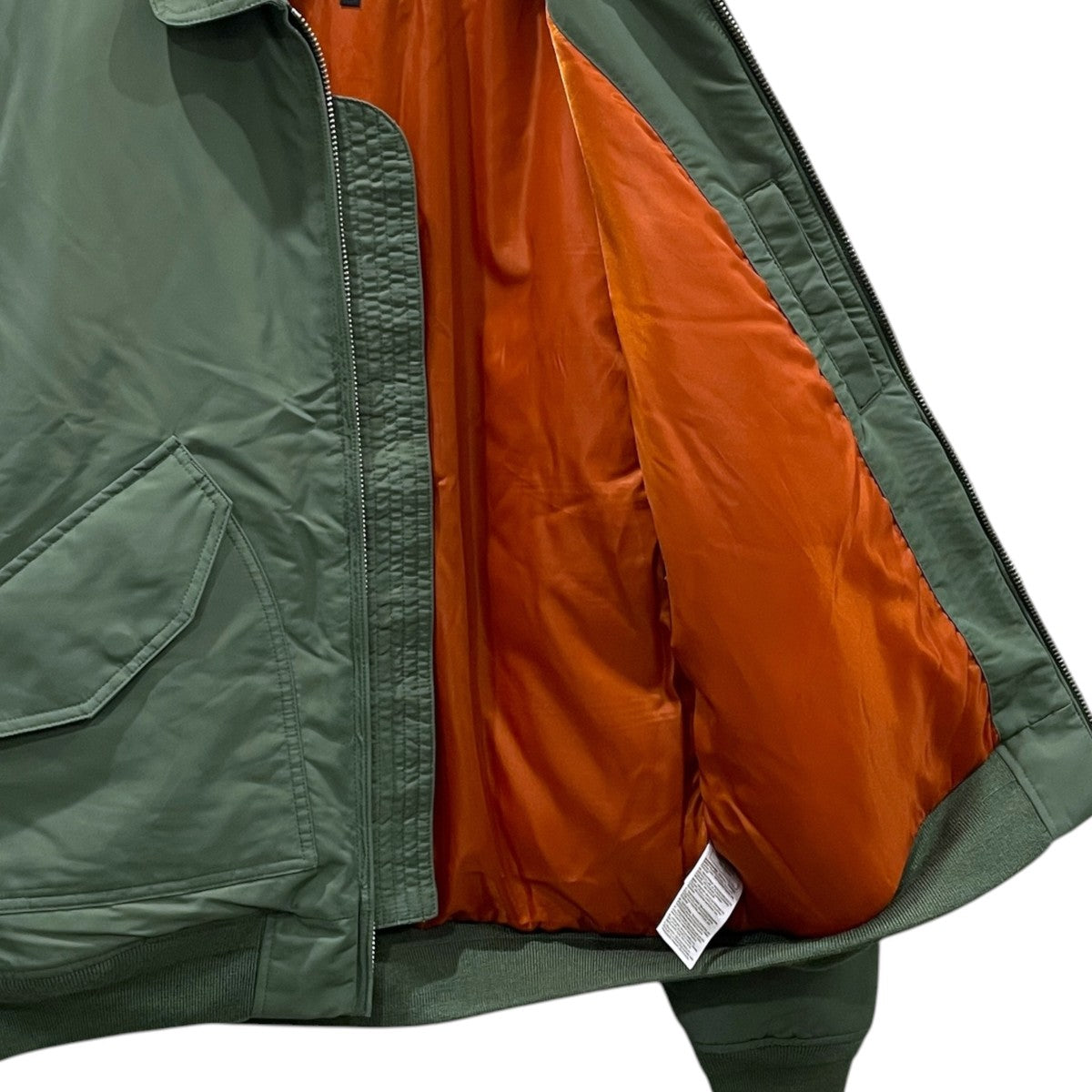 23AW ジップアップ中綿ジャケット Olten Bomber オルテンボンバー I032300
