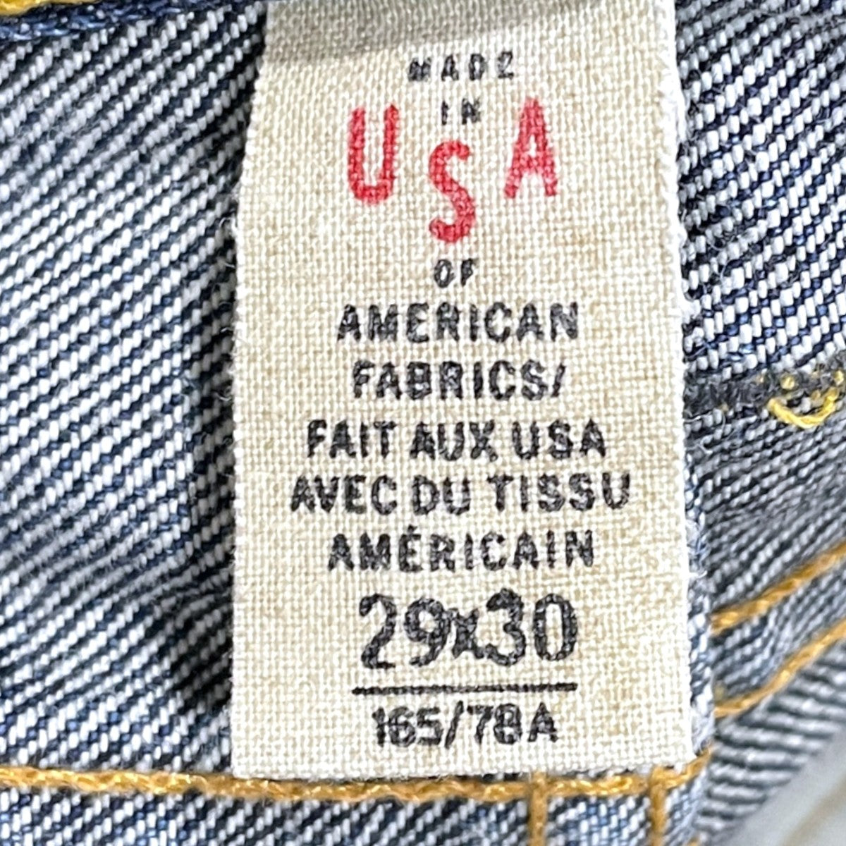 デニムパンツ SLIM FIT AMERICAN WOVEN スリムフィット アメリカンウーヴン 4856506RSFJ
