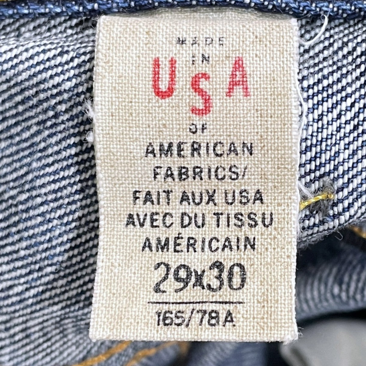 デニムパンツ SLIM FIT AMERICAN WOVEN スリムフィット アメリカンウーヴン