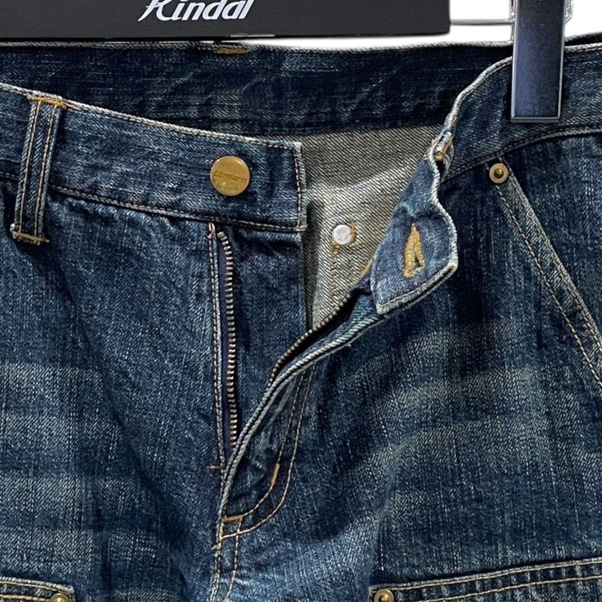 CarHartt デニムパンツ W’ DOUBLE KNEE PANT ウィメンズ ダブルニー パンツ 03201 古着・中古-3枚目のアイテム画像
