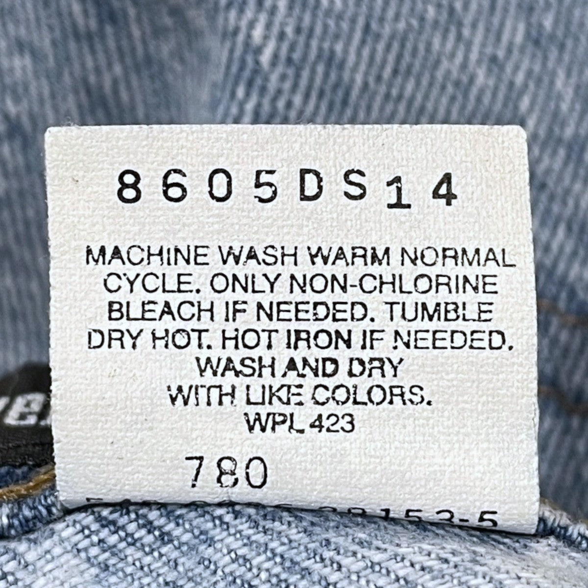 LEVI’S SILVER TAB 90s デニムパンツ BAGGY バギー MADE IN USA ボタン裏549 40561-0891 古着・中古-10枚目のアイテム画像