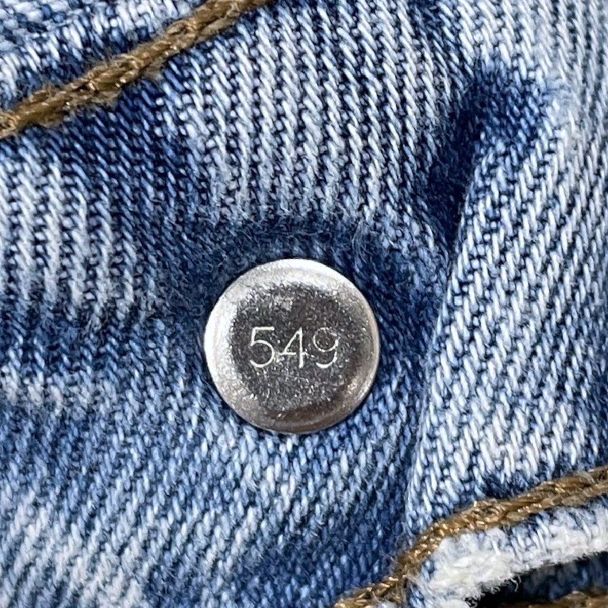 LEVI’S SILVER TAB 90s デニムパンツ BAGGY バギー MADE IN USA ボタン裏549 40561-0891 古着・中古-8枚目のアイテム画像