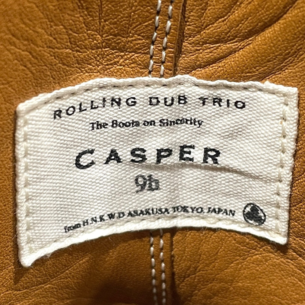 サイドジップレザーショートブーツ CASPER キャスパー RDT-A14