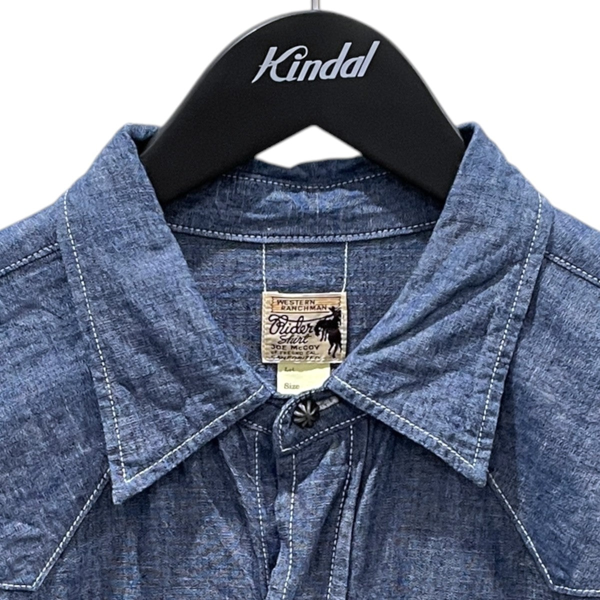 21SS シャンブレーウエスタンシャツ CHAMBRAY WESTERN SHIRT MS21008