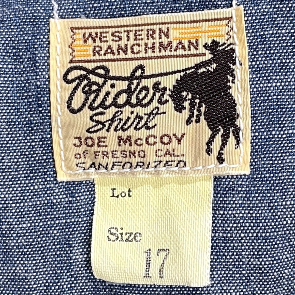 21SS シャンブレーウエスタンシャツ CHAMBRAY WESTERN SHIRT MS21008