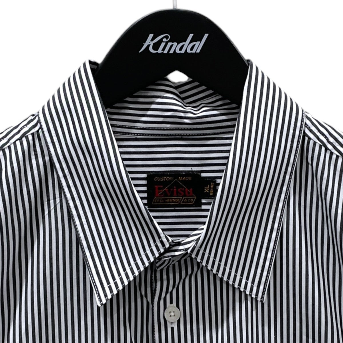 ストライプ柄半袖シャツ Hickory Stripe Casual Shirt ヒッコリーストライプ カジュアルシャツ 2ESHTM5SS1134OSCT