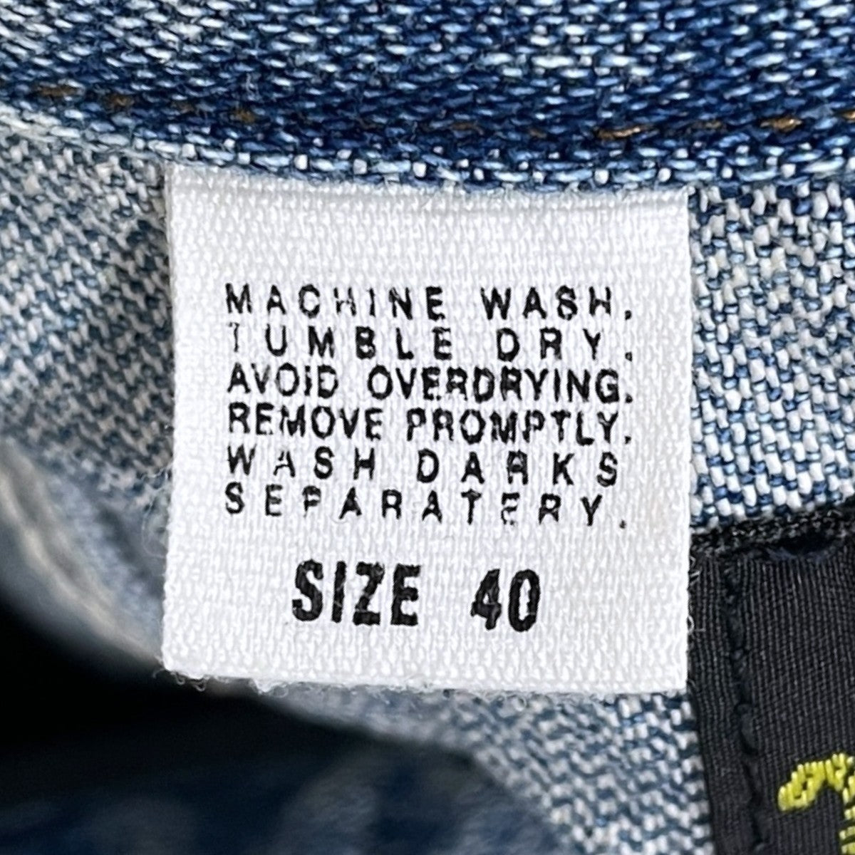 Wrangler フロントジップデニムジャケット 24MJZ ジップジャケット WM4024 古着・中古-6枚目のアイテム画像