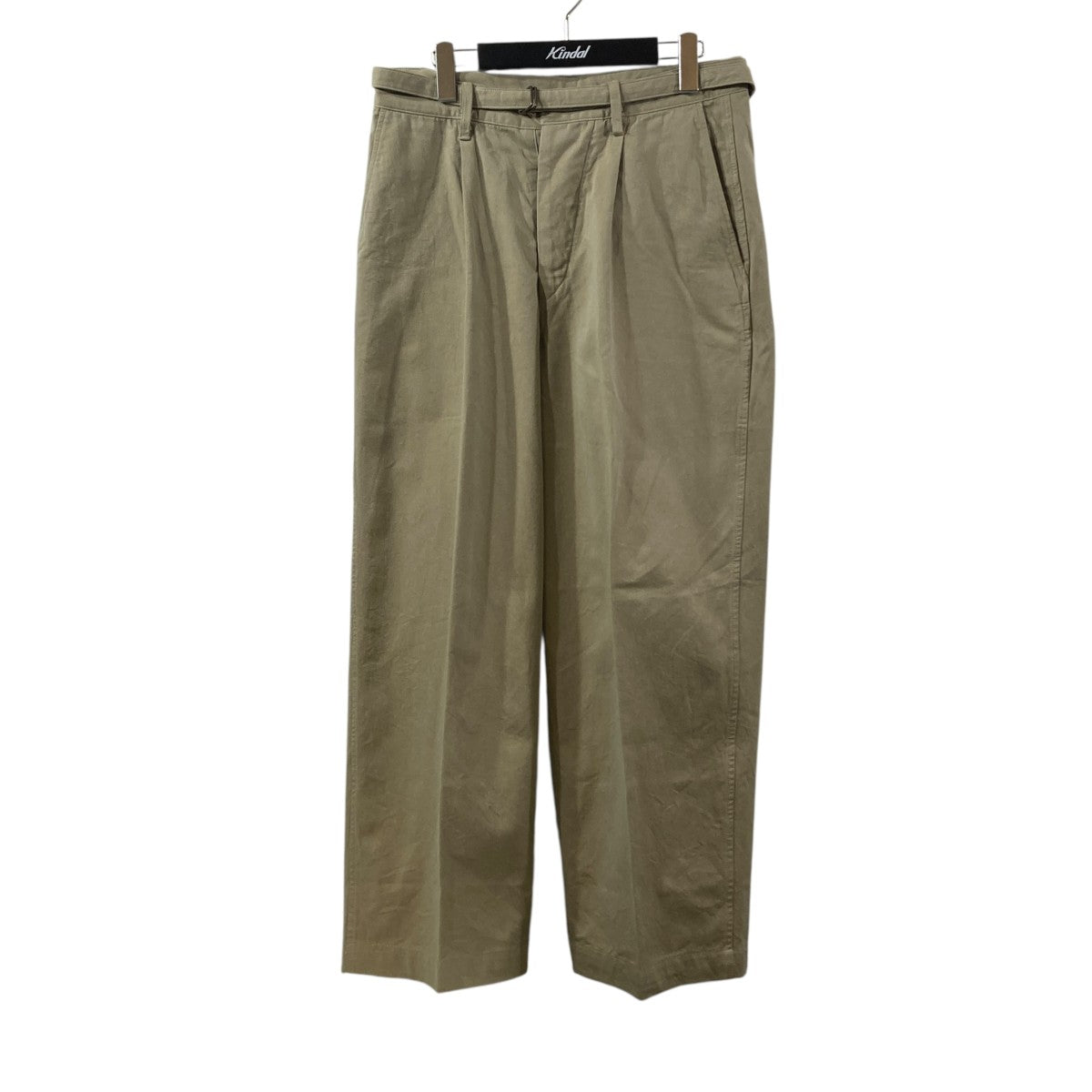26SSHard Twist Gabardine Belted TrousersチノパンBHS26S023