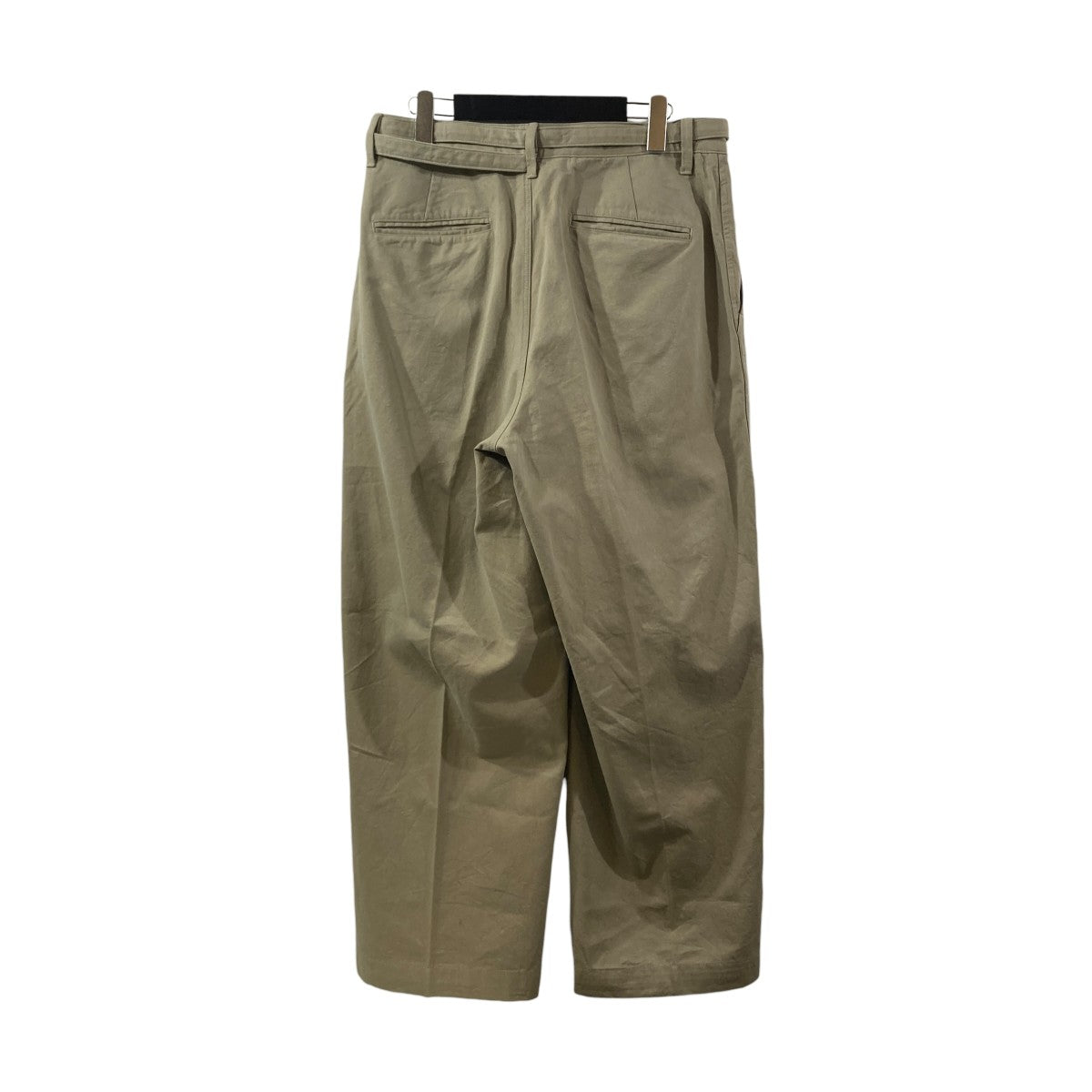26SSHard Twist Gabardine Belted TrousersチノパンBHS26S023