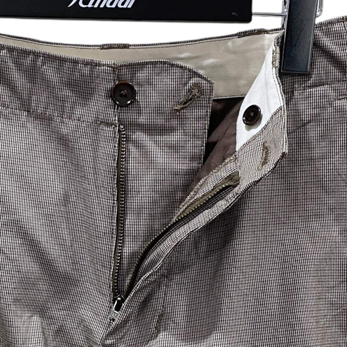 ハウンドトゥースチェック柄ハーフパンツ 7607