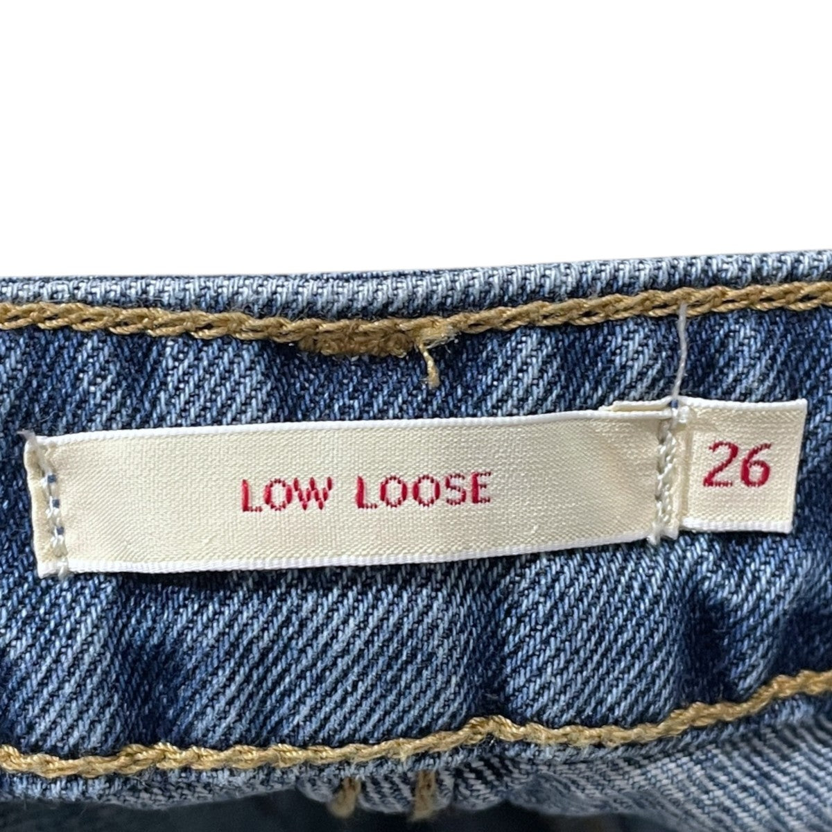 デニムパンツ LOW LOOSE ロールーズ A5566-0028