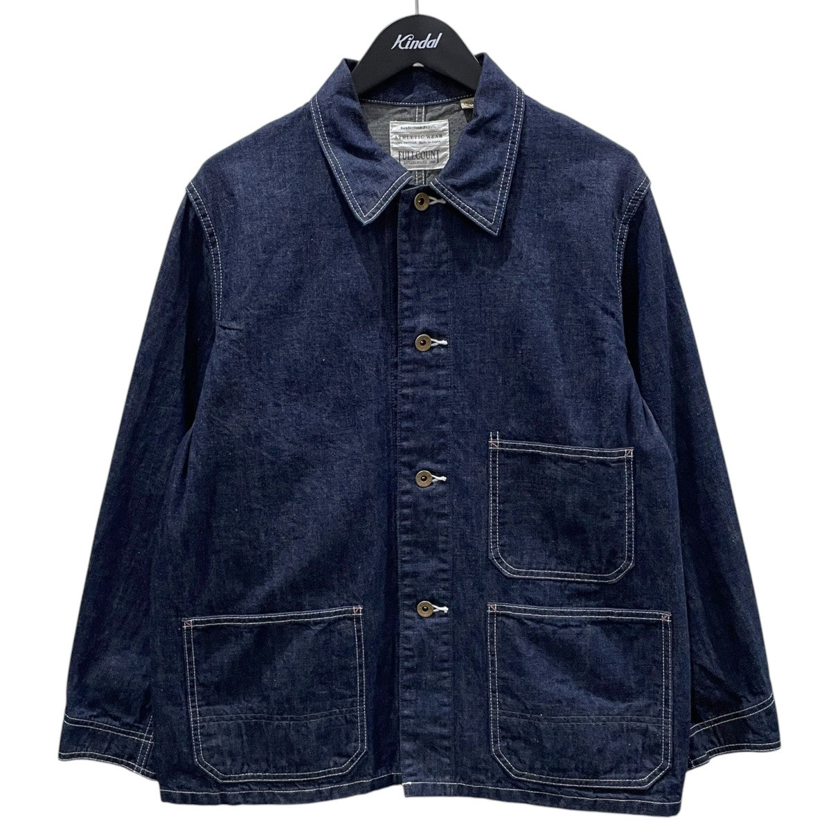 10．5oz デニムカバーオール Denim Chore Jacket デニムチョアジャケット 2015-1