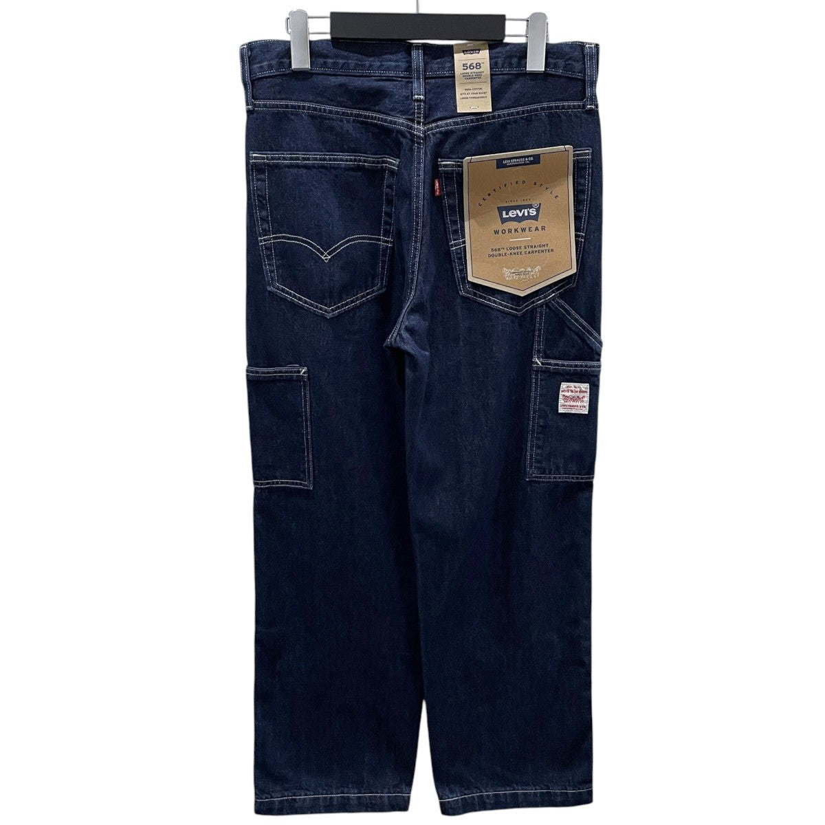 ダブルニー デニムパンツ WORKWEAR 568 STAY LOOSE ステイルーズ A7367-0013