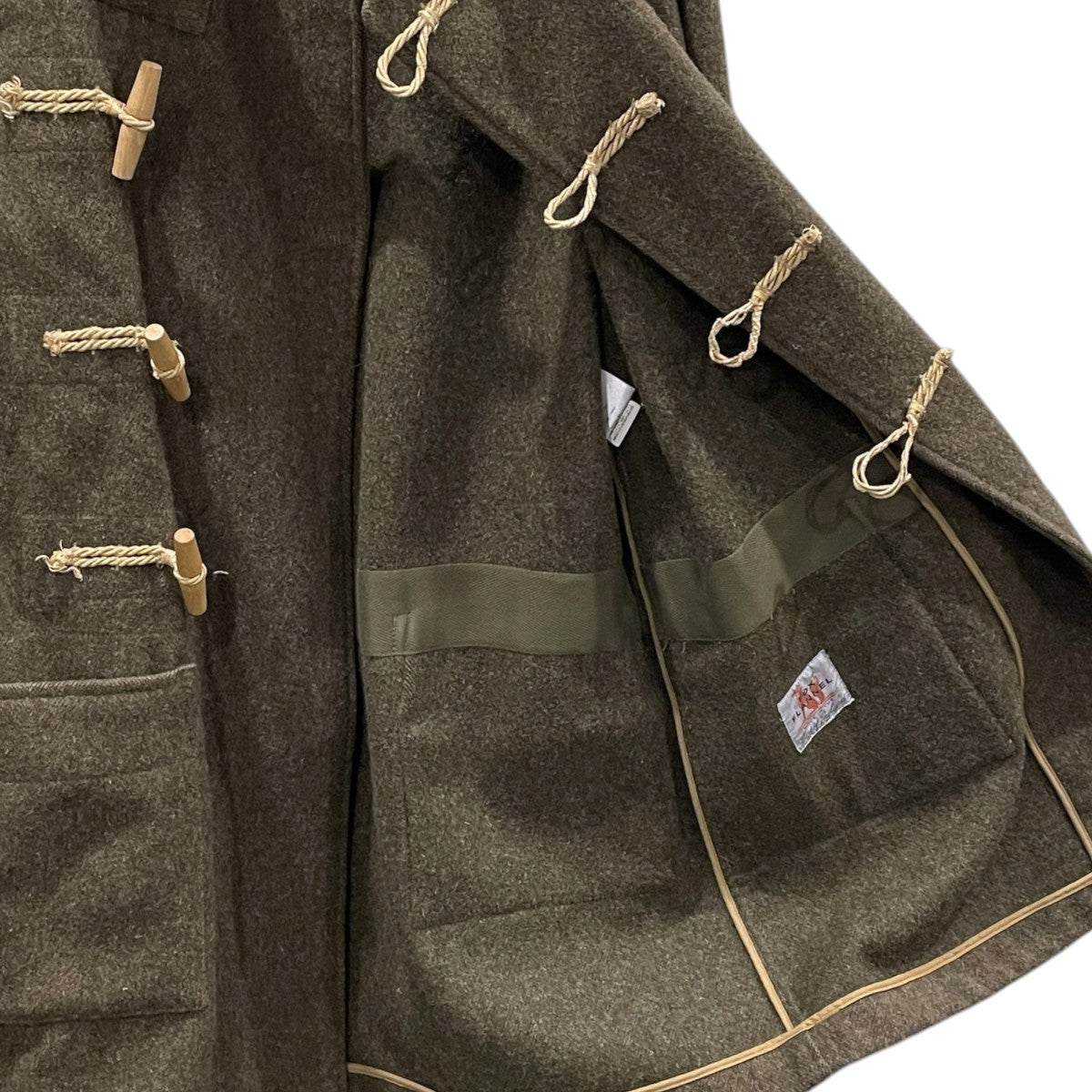 14AW ダッフルコート TRENCH DUFFLE トレンチダッフル FOX BROTHERS社製生地 8081100010