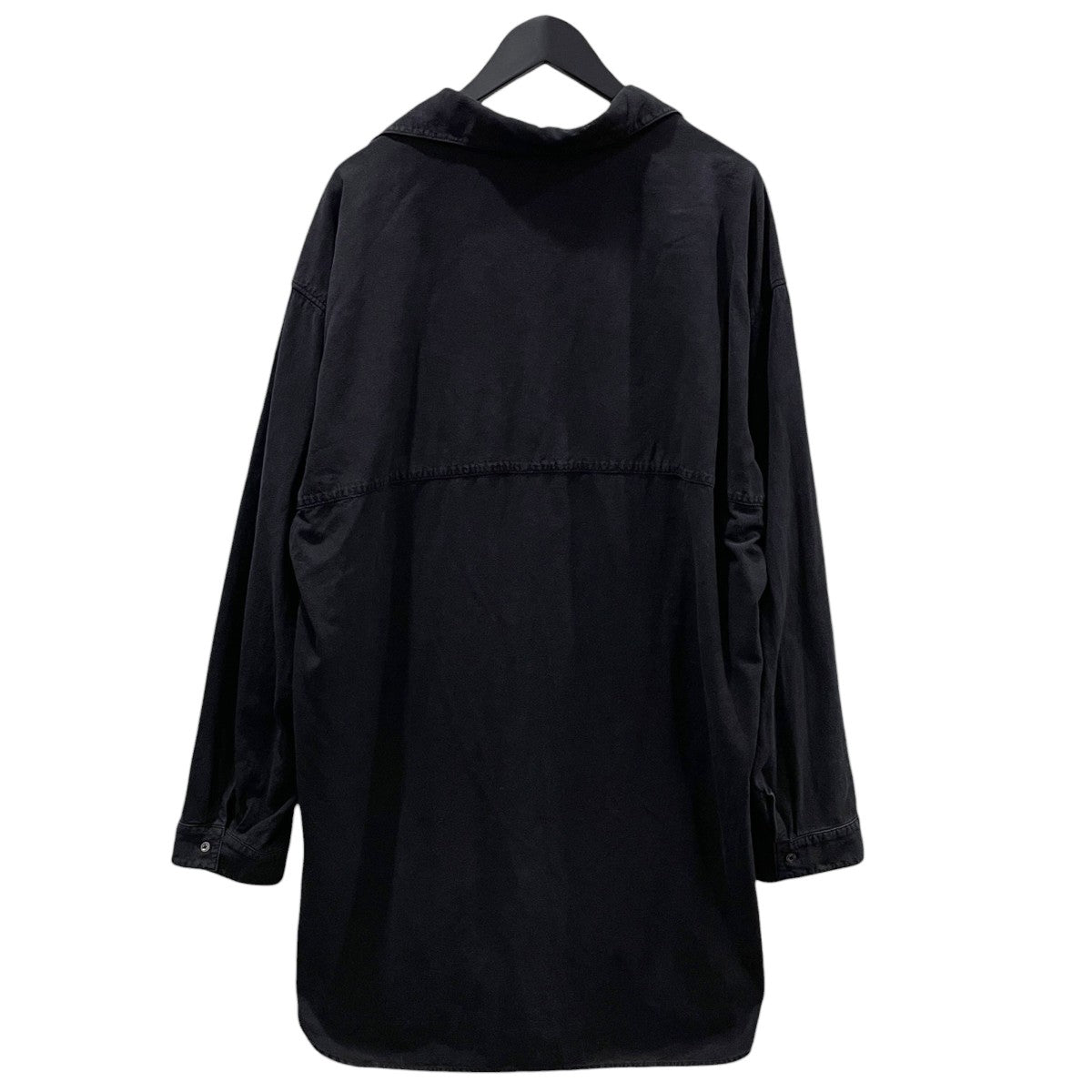 24SS シルクスエード スキッパー ロングスリーブシャツ SILK SUEDE SKIPPER LONG LS SHIRT ANC-SH30-EX