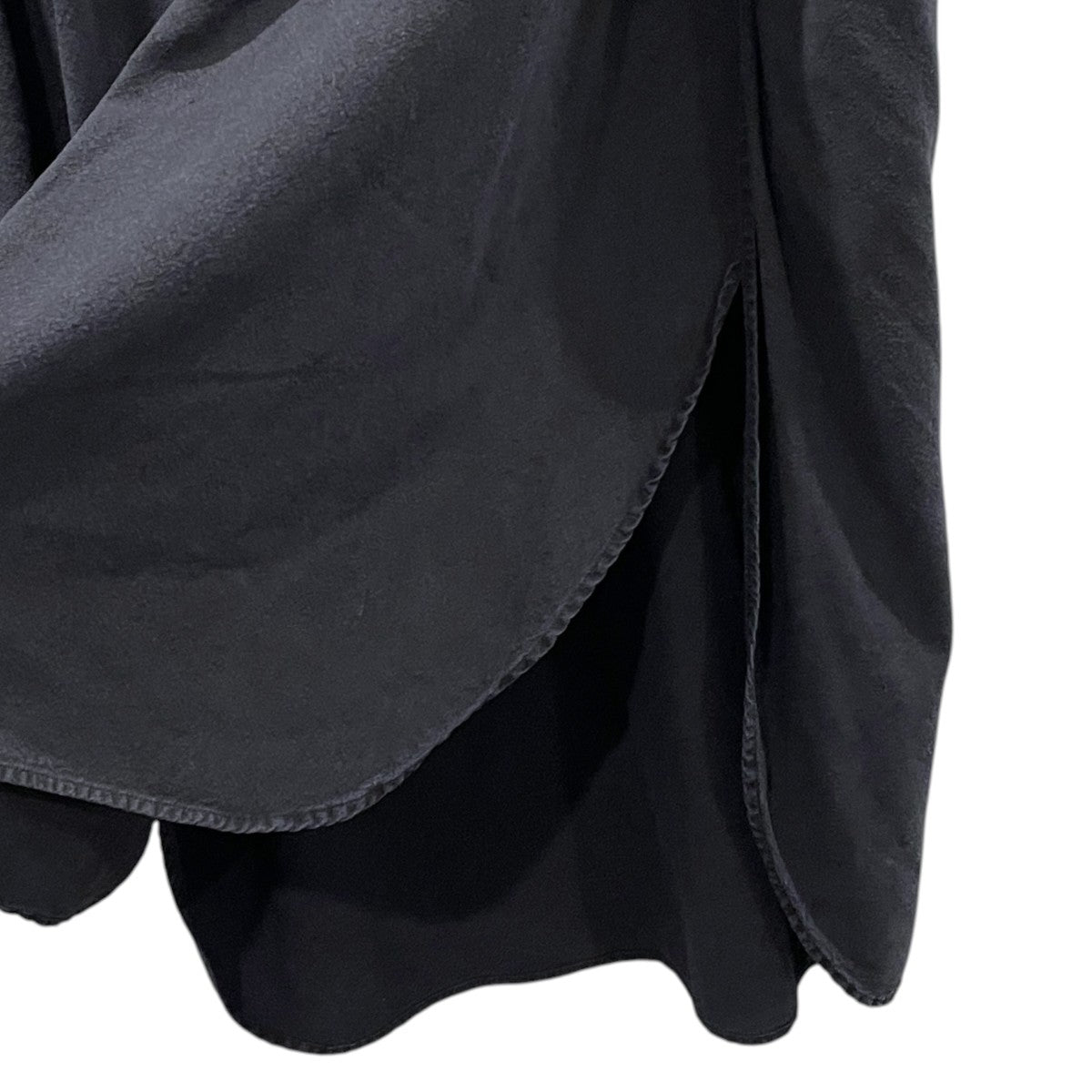 24SS シルクスエード スキッパー ロングスリーブシャツ SILK SUEDE SKIPPER LONG LS SHIRT ANC-SH30-EX