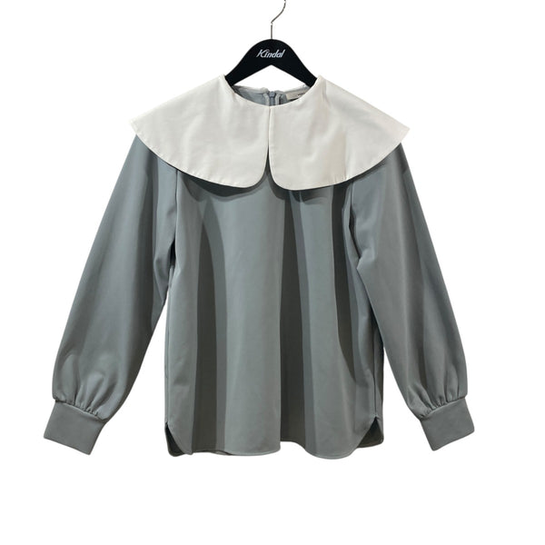 yori(ヨリ) ワイドカラーストレッチブラウス長袖ブラウスYR2221-110AW