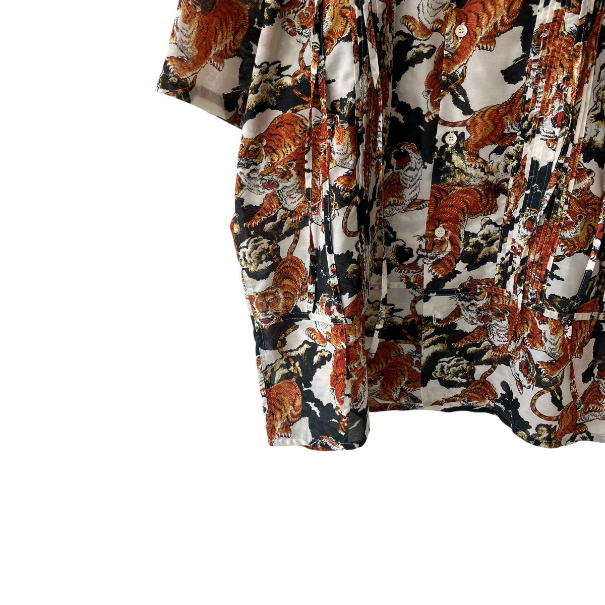 22SSTiger L-S Shirt with Money Clip半袖シャツ22SS S-2