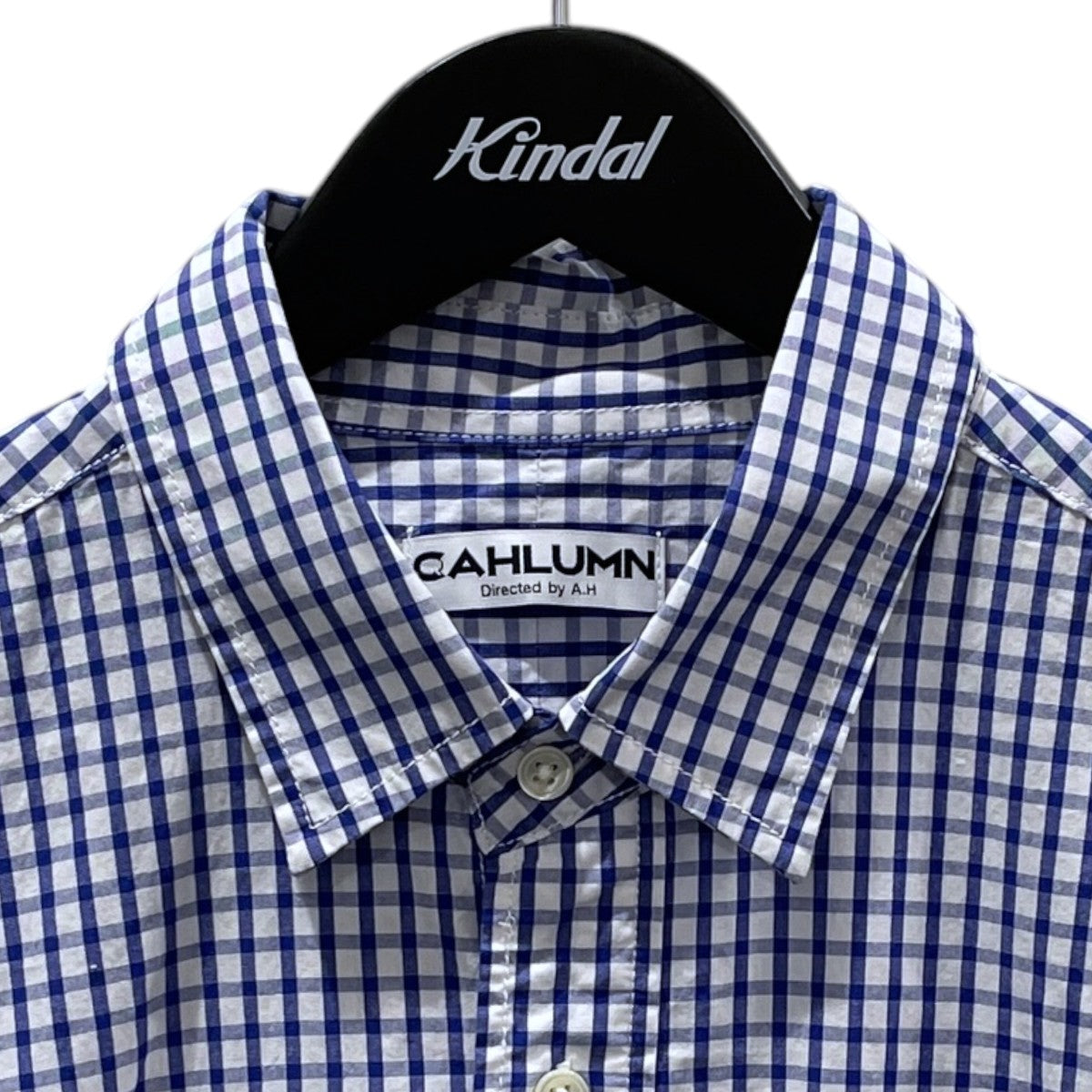 23SS ギンガムチェック柄シャツ Magazine Pocket Broad Shirt Gingham マガジン ポケット ブロード シャツ ギンガム 231-1036