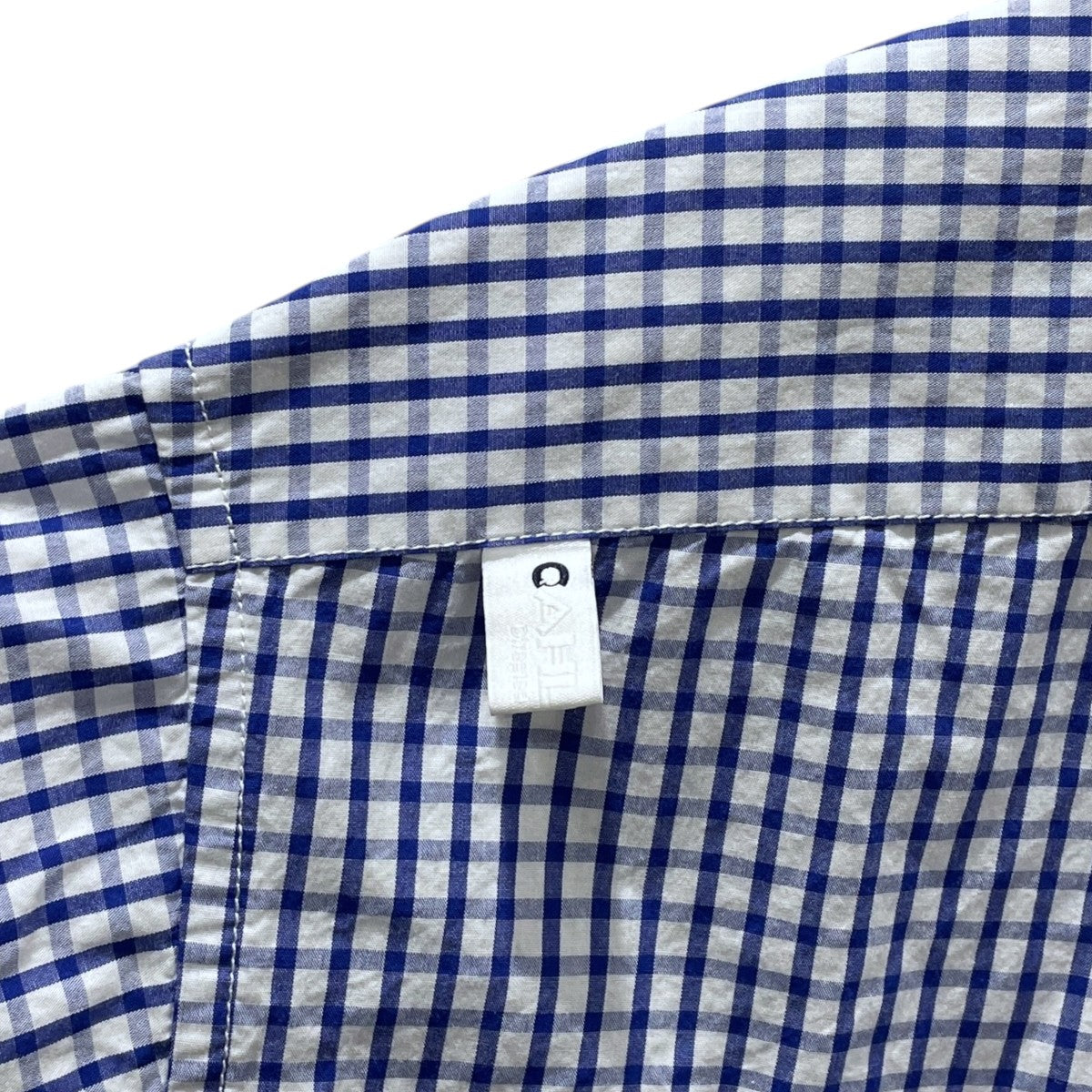 23SS ギンガムチェック柄シャツ Magazine Pocket Broad Shirt Gingham マガジン ポケット ブロード シャツ ギンガム 231-1036