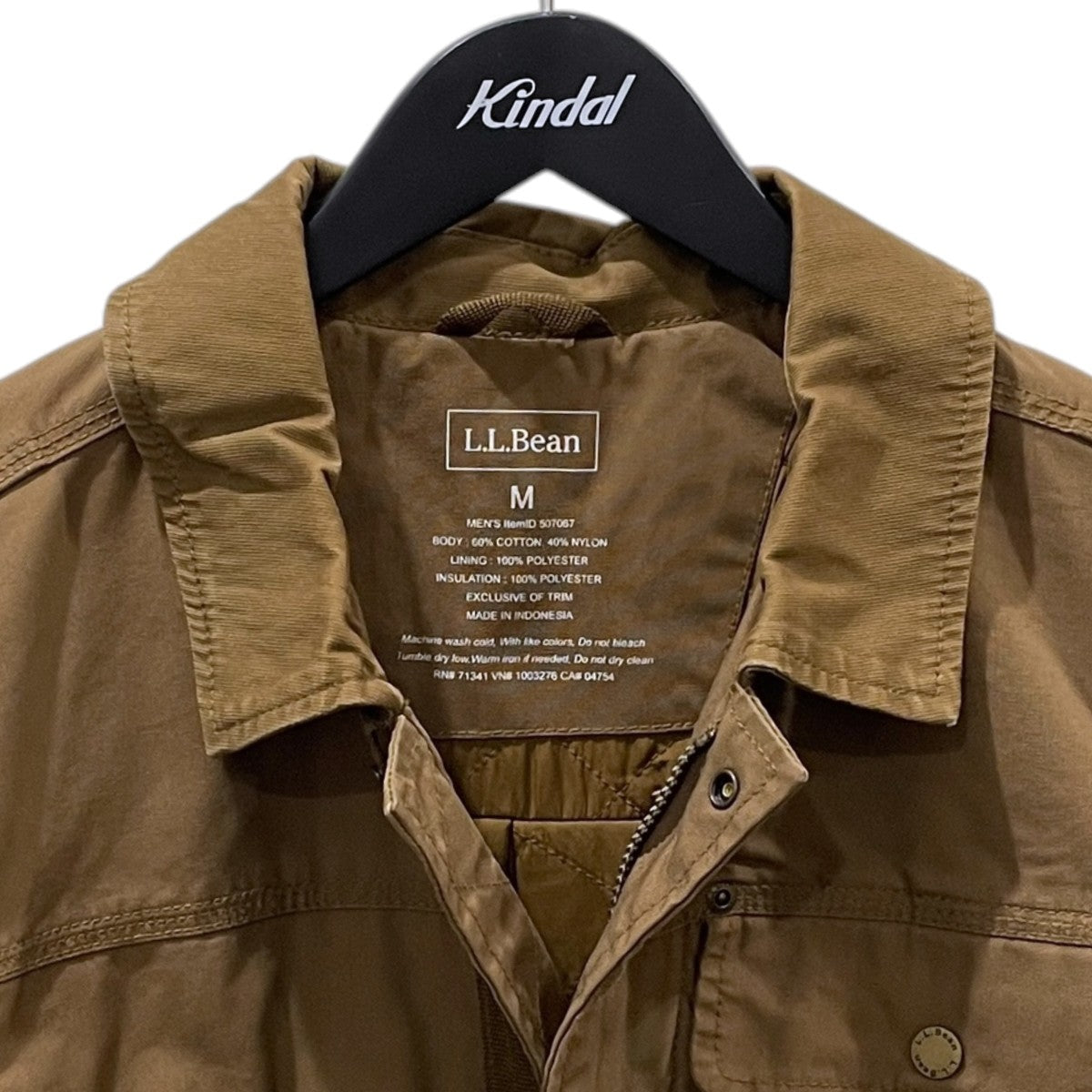 L．L．Bean 中綿ミリタリージャケット Utility Jacket ユーティリティジャケット 507067 古着・中古-3枚目のアイテム画像