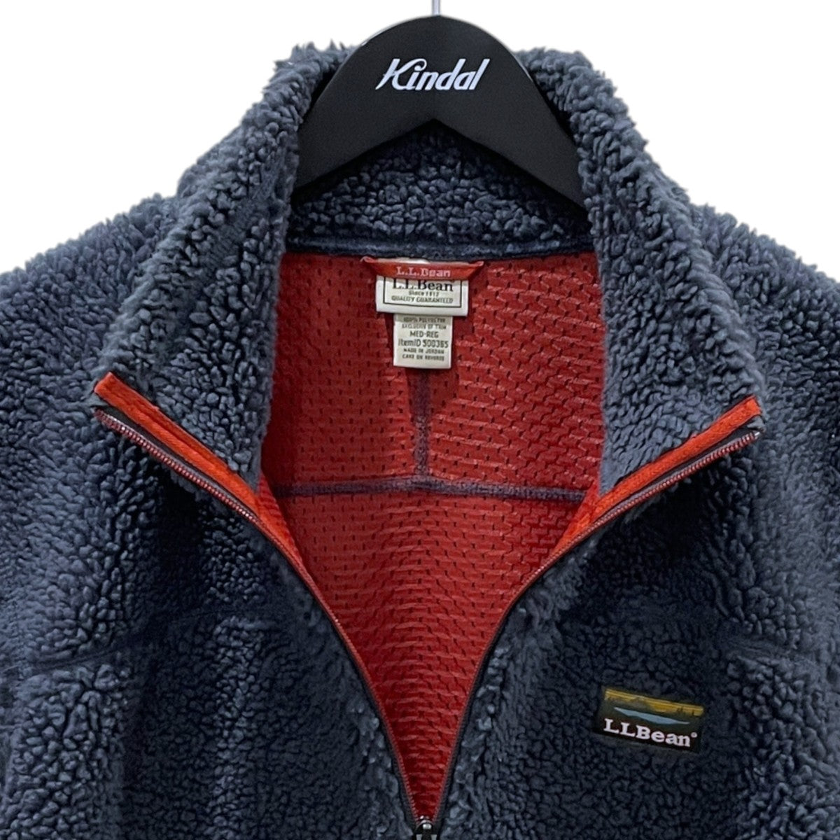 L．L．Bean 19AW ジップアップフリースジャケット Mountain Pile Fleece Jacket マウンテンパイルフリースジャケット 500365 古着・中古-3枚目のアイテム画像