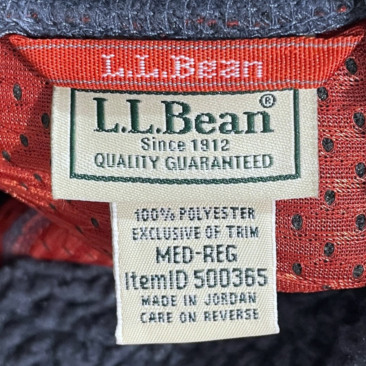 L．L．Bean 19AW ジップアップフリースジャケット Mountain Pile Fleece Jacket マウンテンパイルフリースジャケット 500365 古着・中古-6枚目のアイテム画像