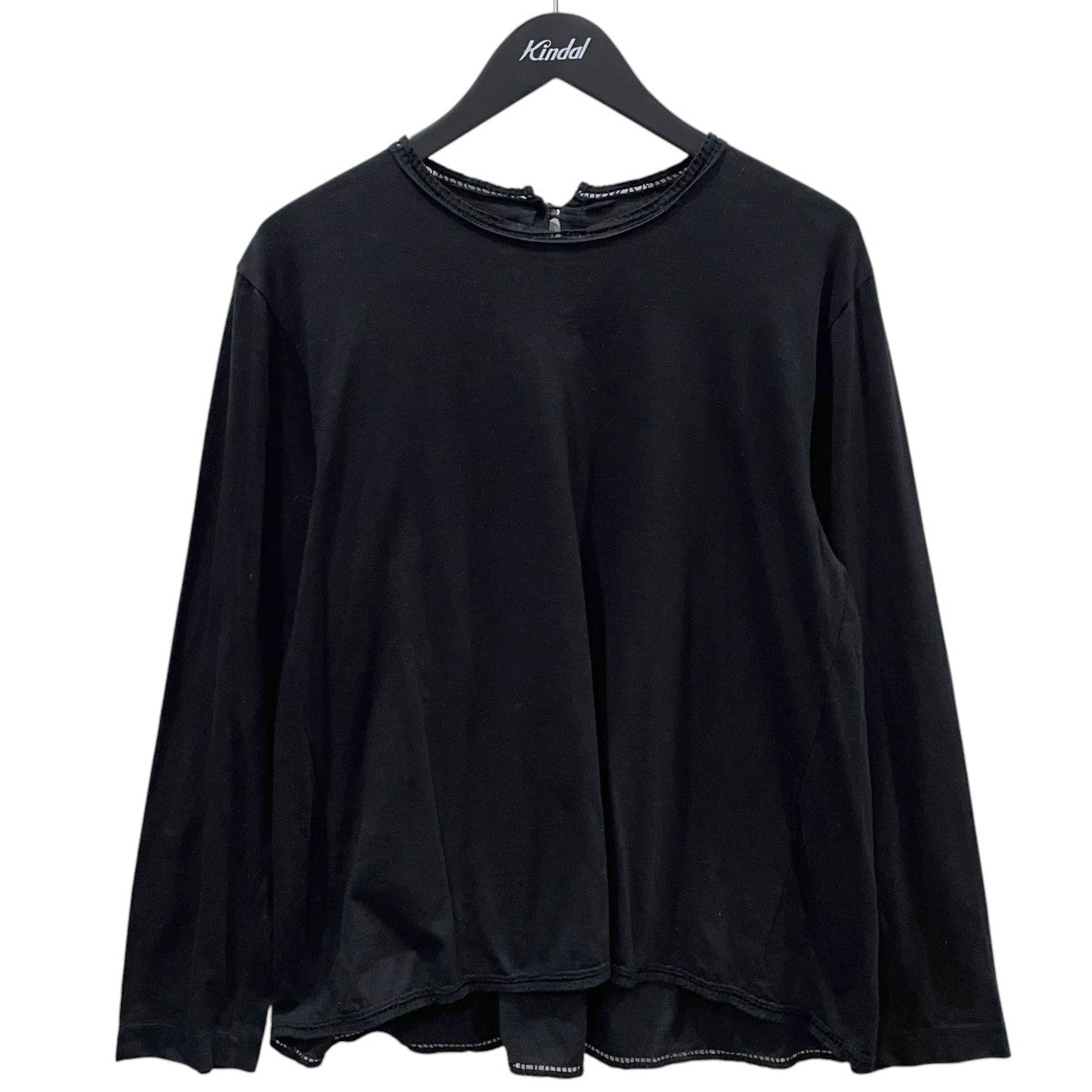 23SS 長袖カットソー スーピマ天竺フレアTシャツ 70370082