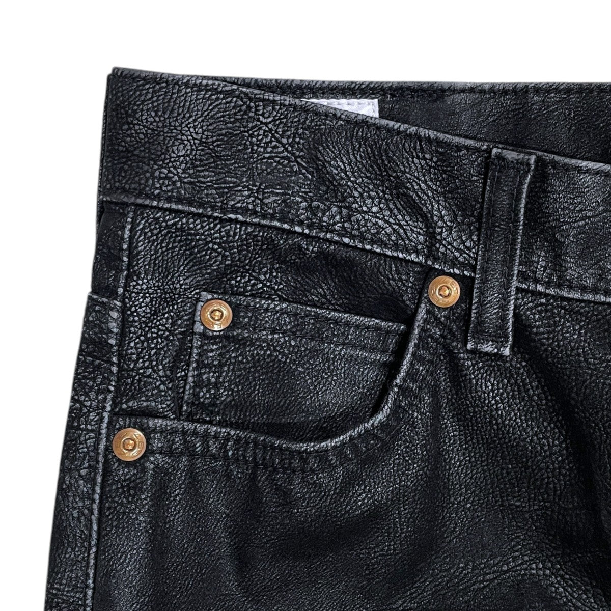 CITYSHOP×LEE 26SS フロッキー加工フェイクレザーパンツ FAUX LEATHER パンツ LB9095 古着・中古-5枚目のアイテム画像