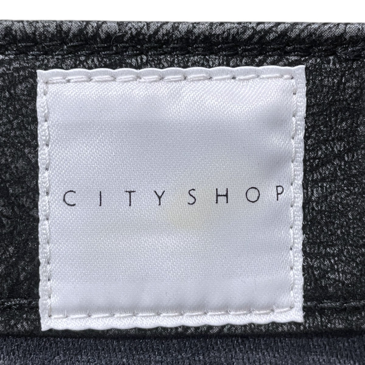 CITYSHOP×LEE 26SS フロッキー加工フェイクレザーパンツ FAUX LEATHER パンツ LB9095 古着・中古-8枚目のアイテム画像