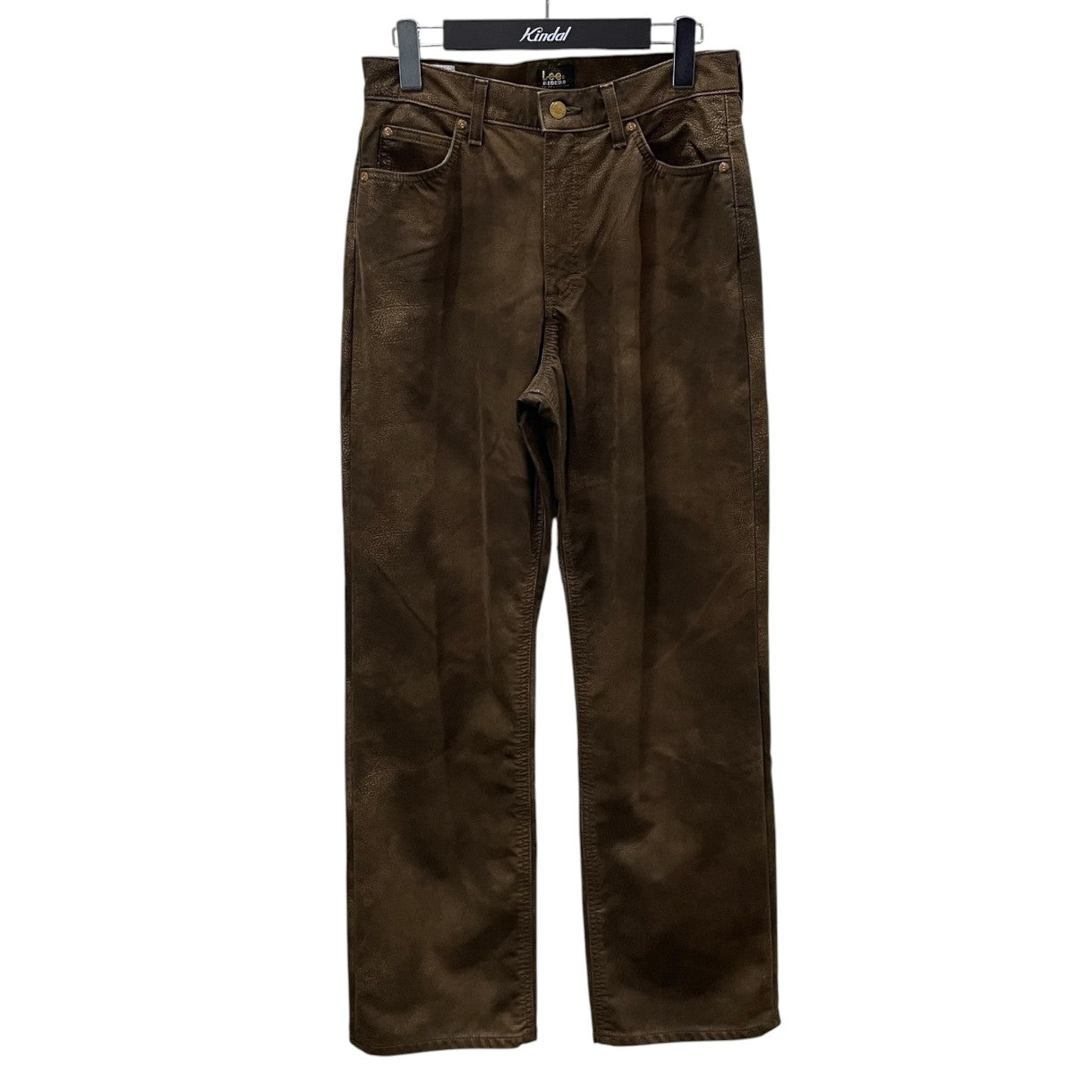 CITYSHOP×LEE 26SS フロッキー加工フェイクレザーパンツ FAUX LEATHER パンツ LB9095 古着・中古-1枚目のアイテム画像