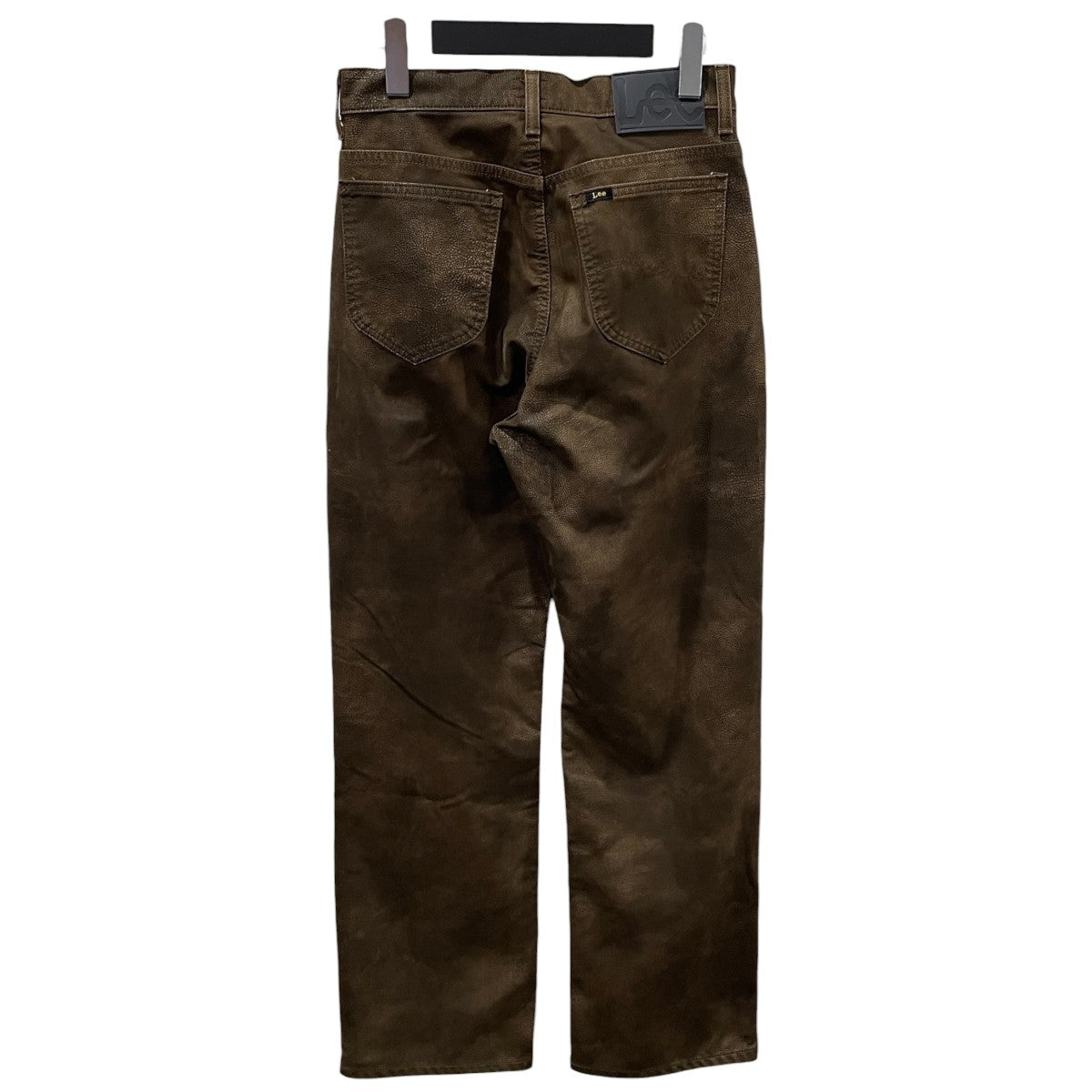 CITYSHOP×LEE 26SS フロッキー加工フェイクレザーパンツ FAUX LEATHER パンツ LB9095 古着・中古-2枚目のアイテム画像