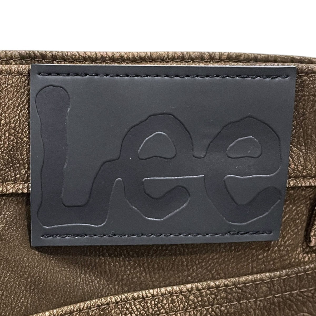 CITYSHOP×LEE 26SS フロッキー加工フェイクレザーパンツ FAUX LEATHER パンツ LB9095 古着・中古-6枚目のアイテム画像