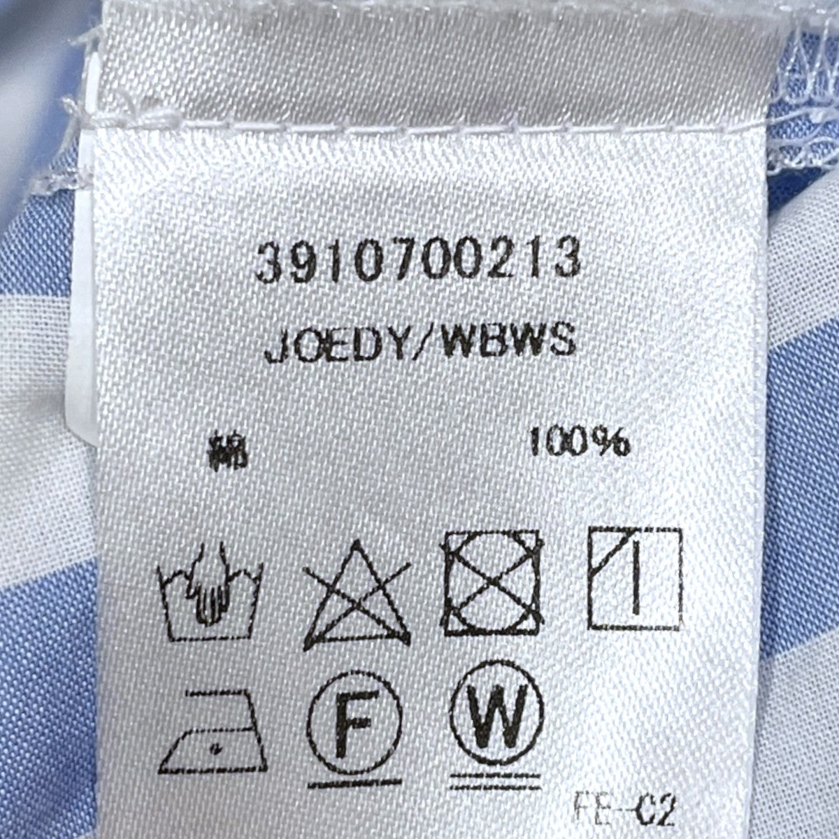 Frank＆Eileen オーバーサイズストライプ柄長袖シャツ JOEDY ジョーディ 3910700213 古着・中古-8枚目のアイテム画像